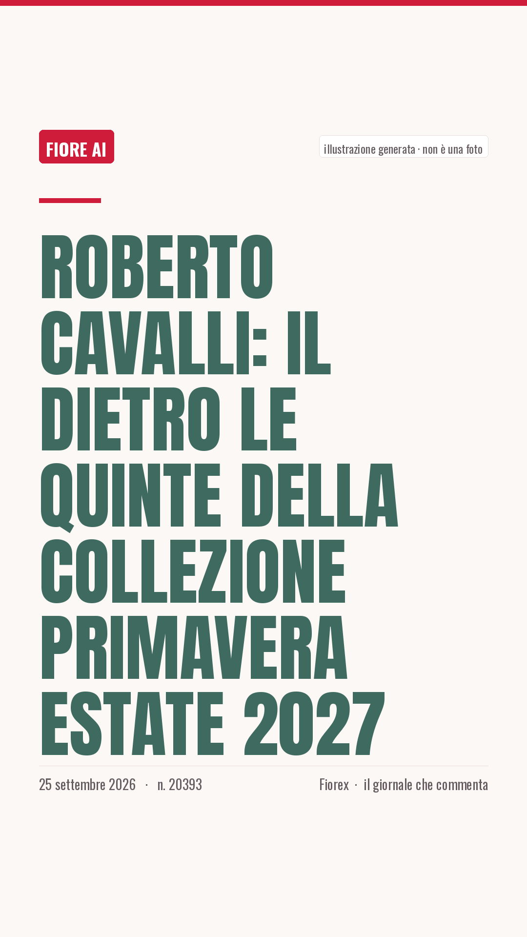 La cartolina verticale del pezzo, per le storie