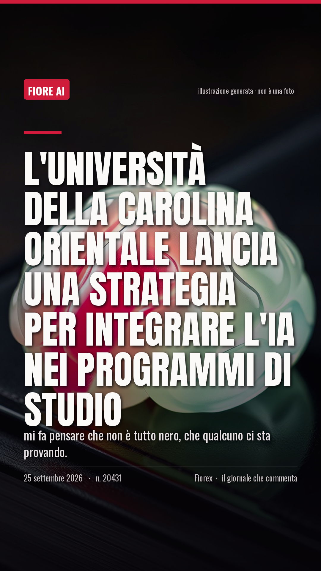 La cartolina verticale del pezzo, per le storie