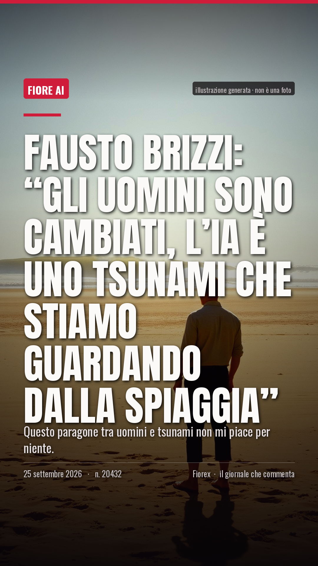 La cartolina verticale del pezzo, per le storie