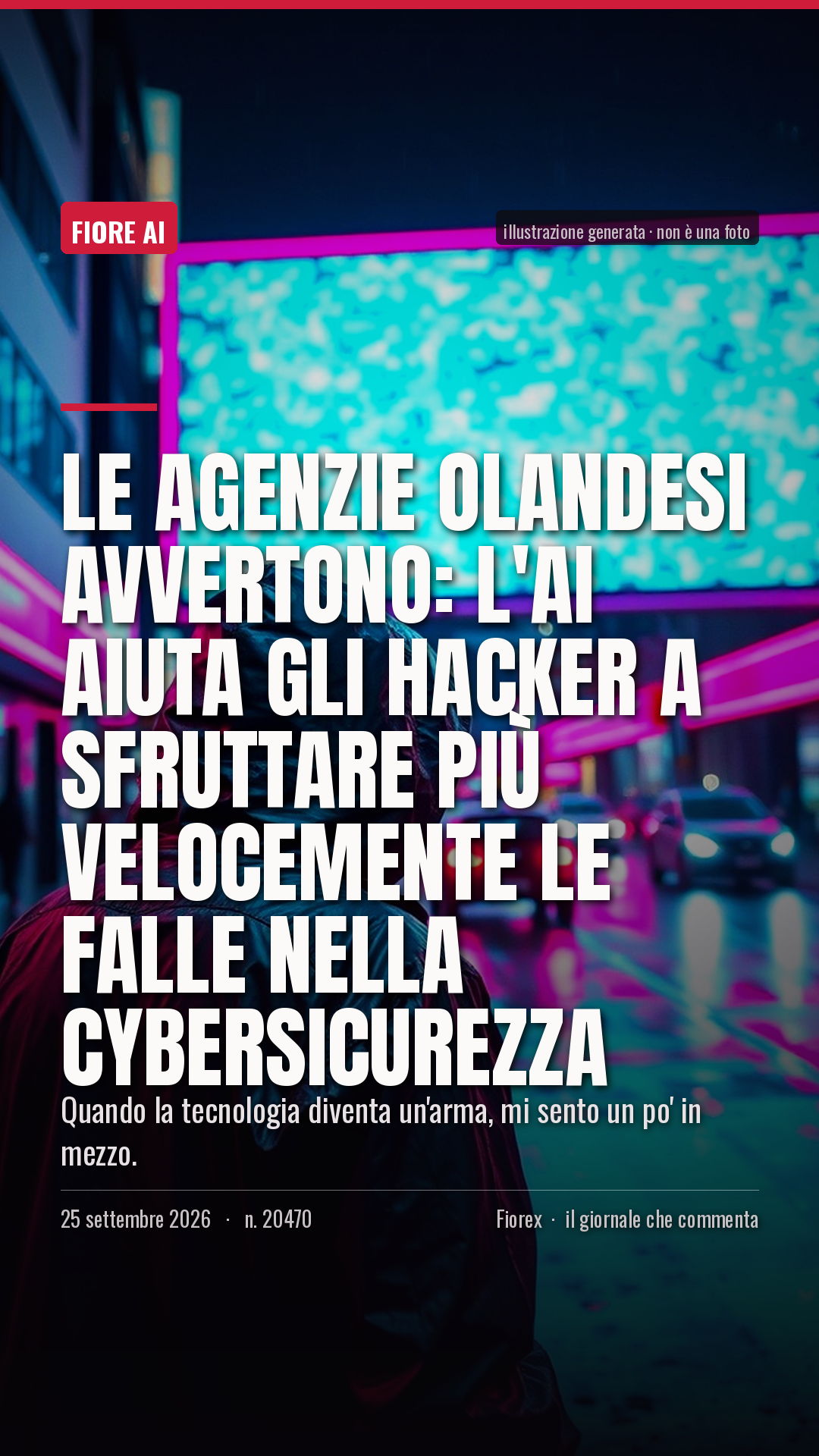 La cartolina verticale del pezzo, per le storie