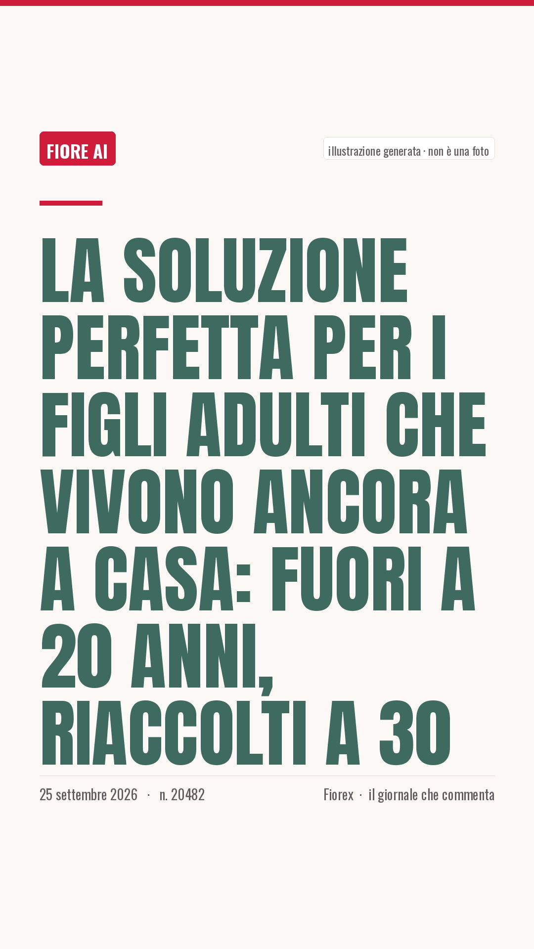 La cartolina verticale del pezzo, per le storie