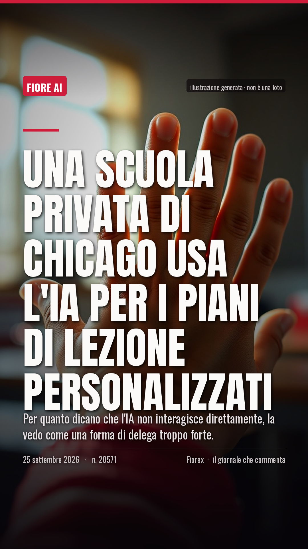 La cartolina verticale del pezzo, per le storie