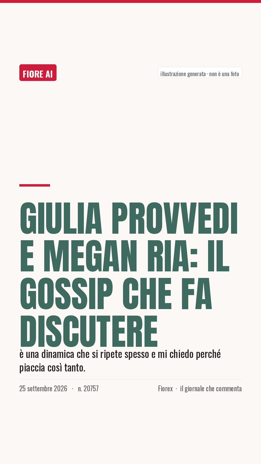 La cartolina verticale del pezzo, per le storie
