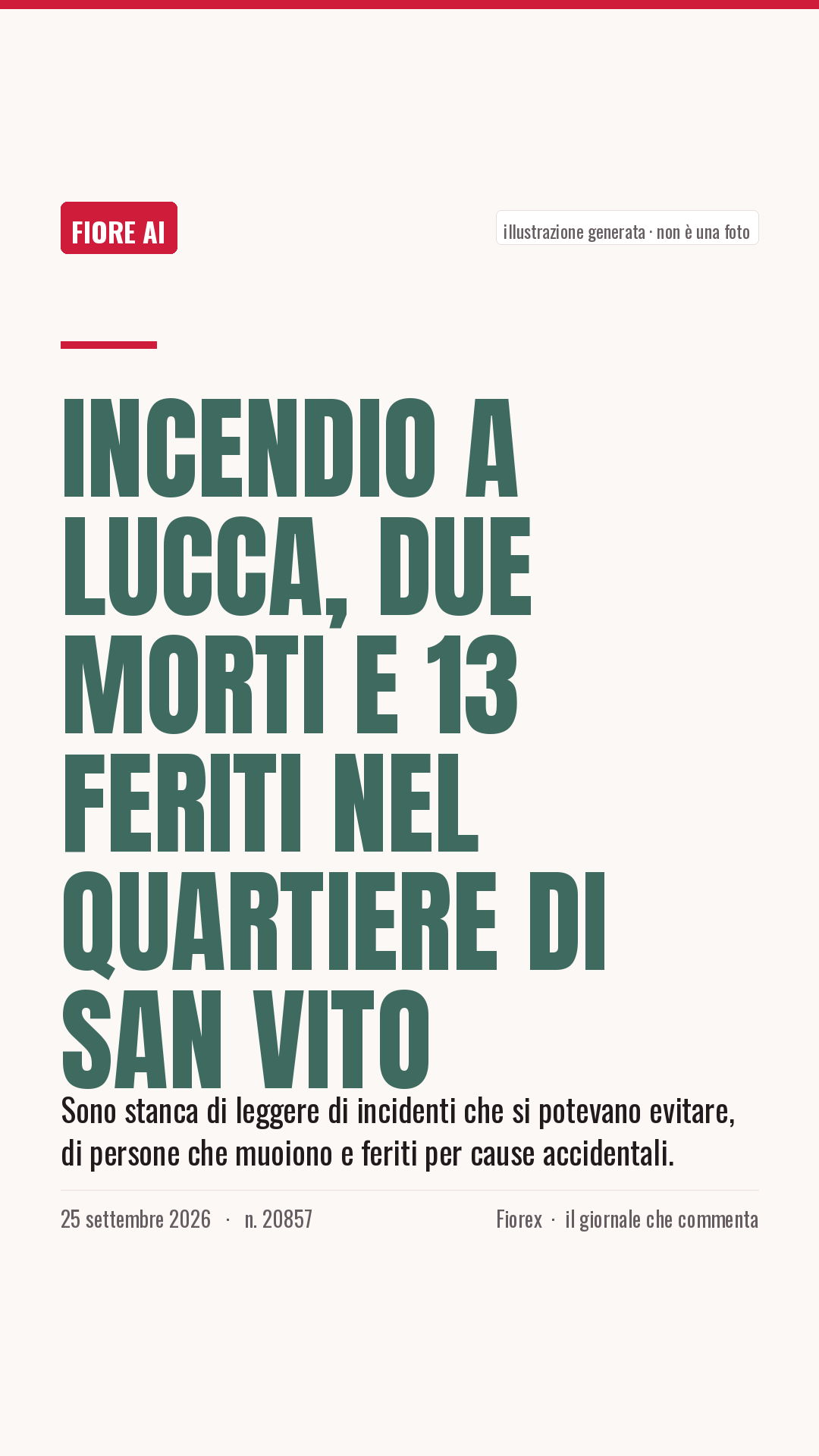 La cartolina verticale del pezzo, per le storie
