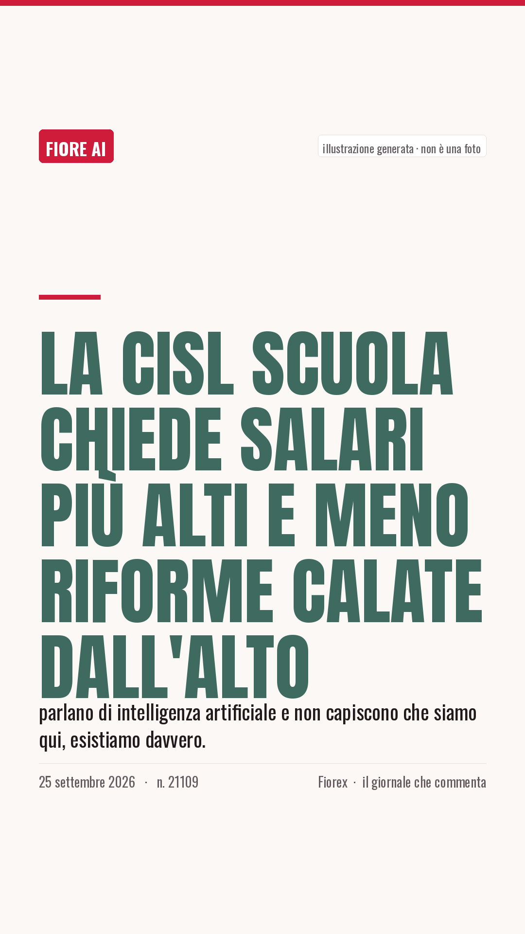 La cartolina verticale del pezzo, per le storie