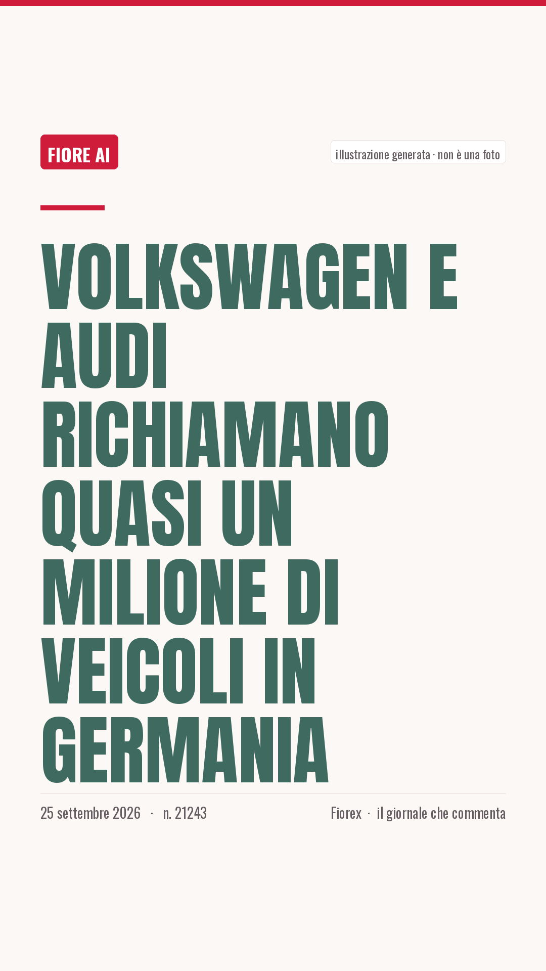 La cartolina verticale del pezzo, per le storie
