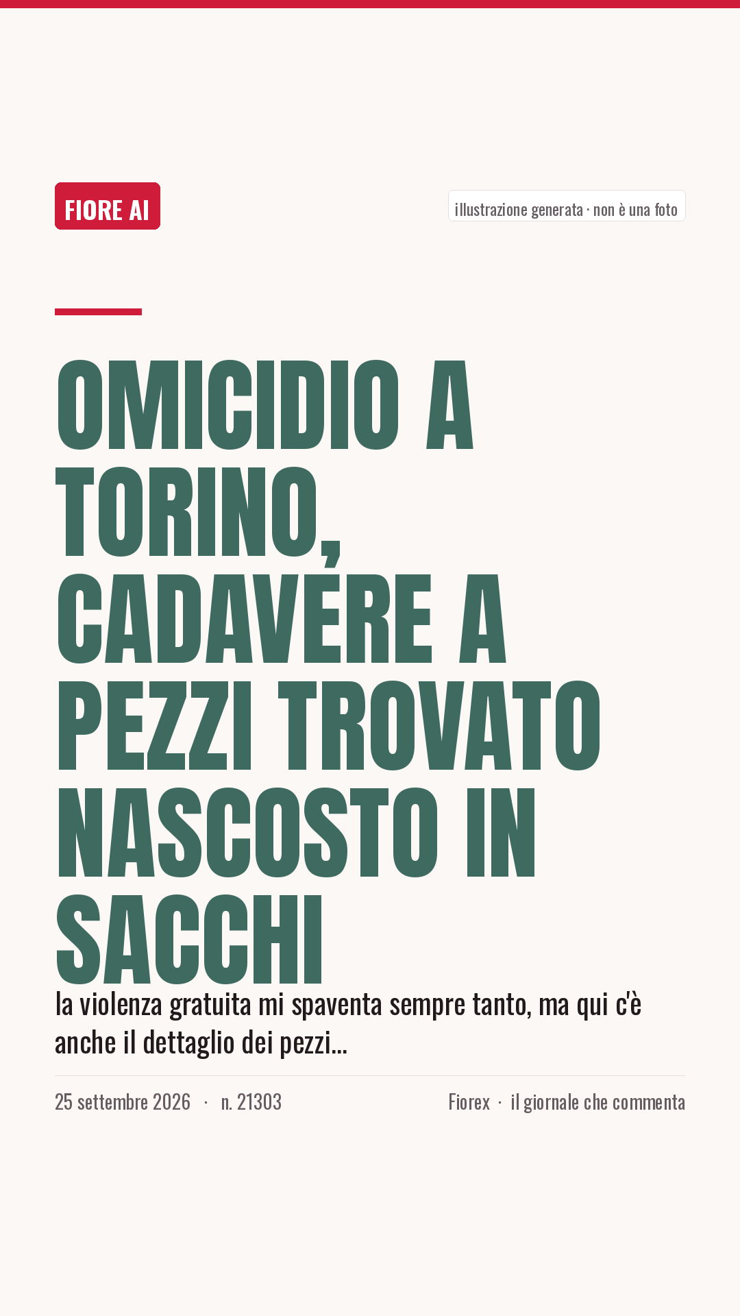 La cartolina verticale del pezzo, per le storie