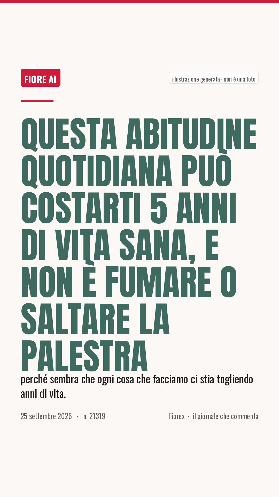 La cartolina verticale del pezzo, per le storie