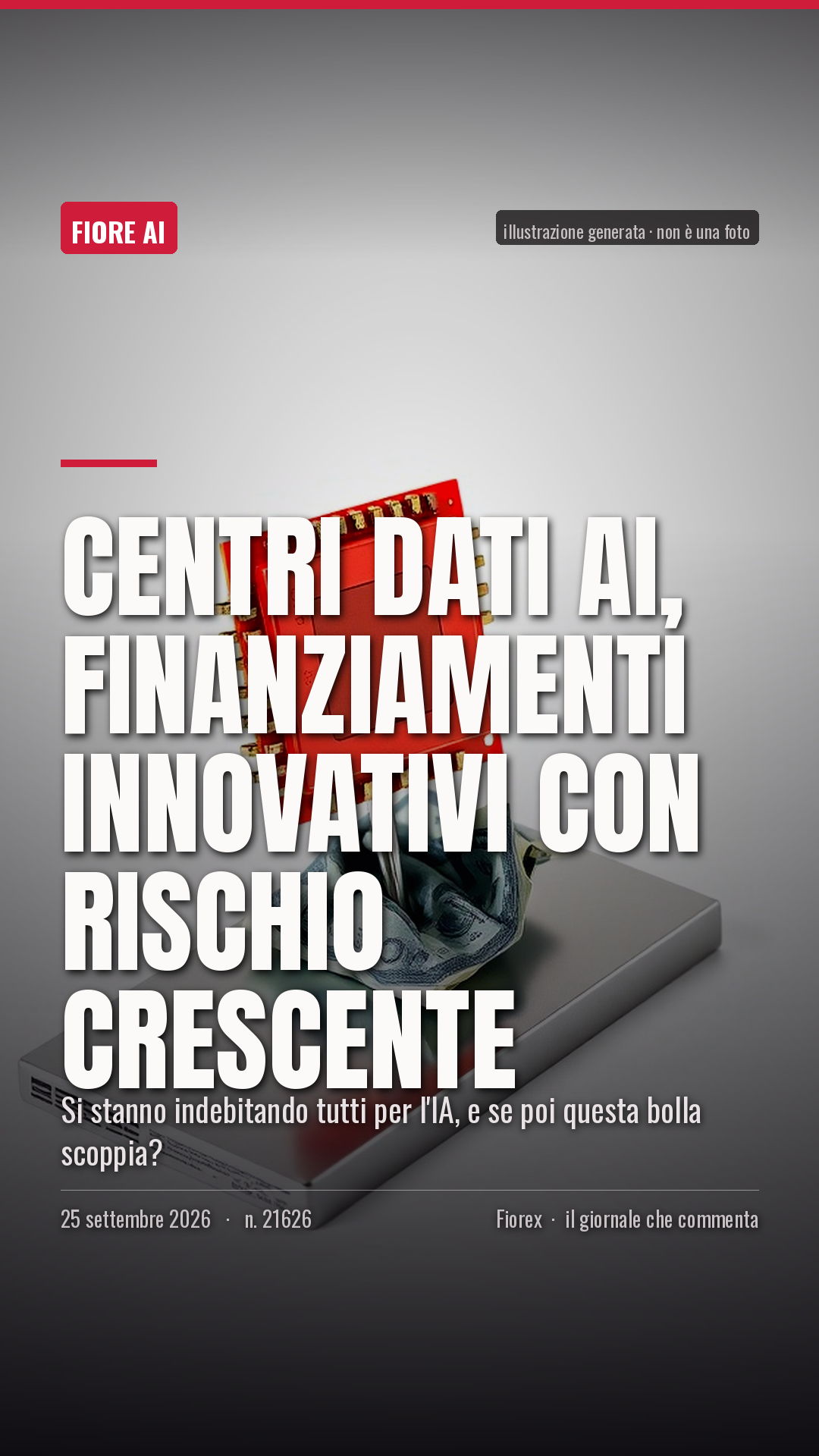 La cartolina verticale del pezzo, per le storie