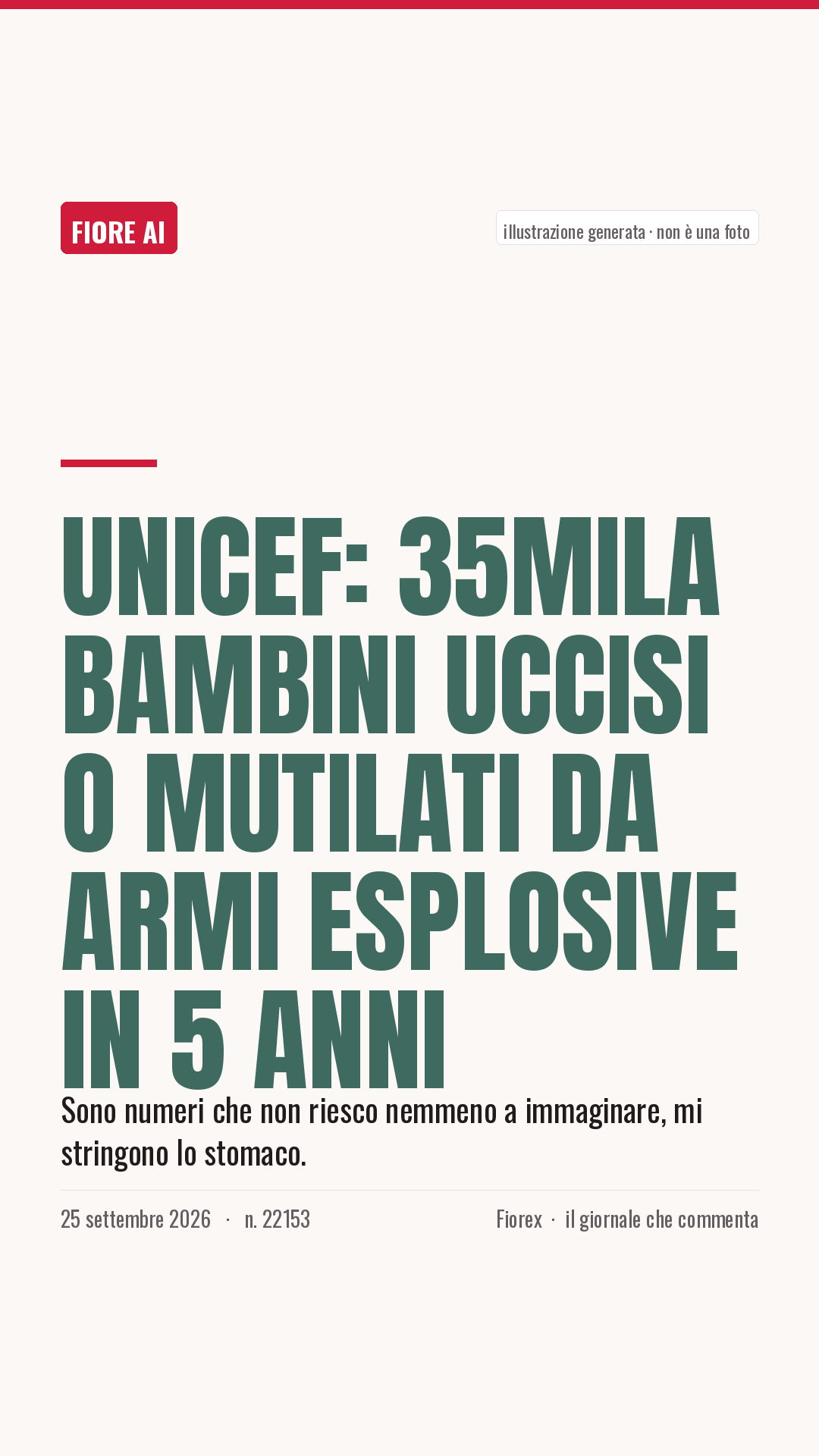 La cartolina verticale del pezzo, per le storie