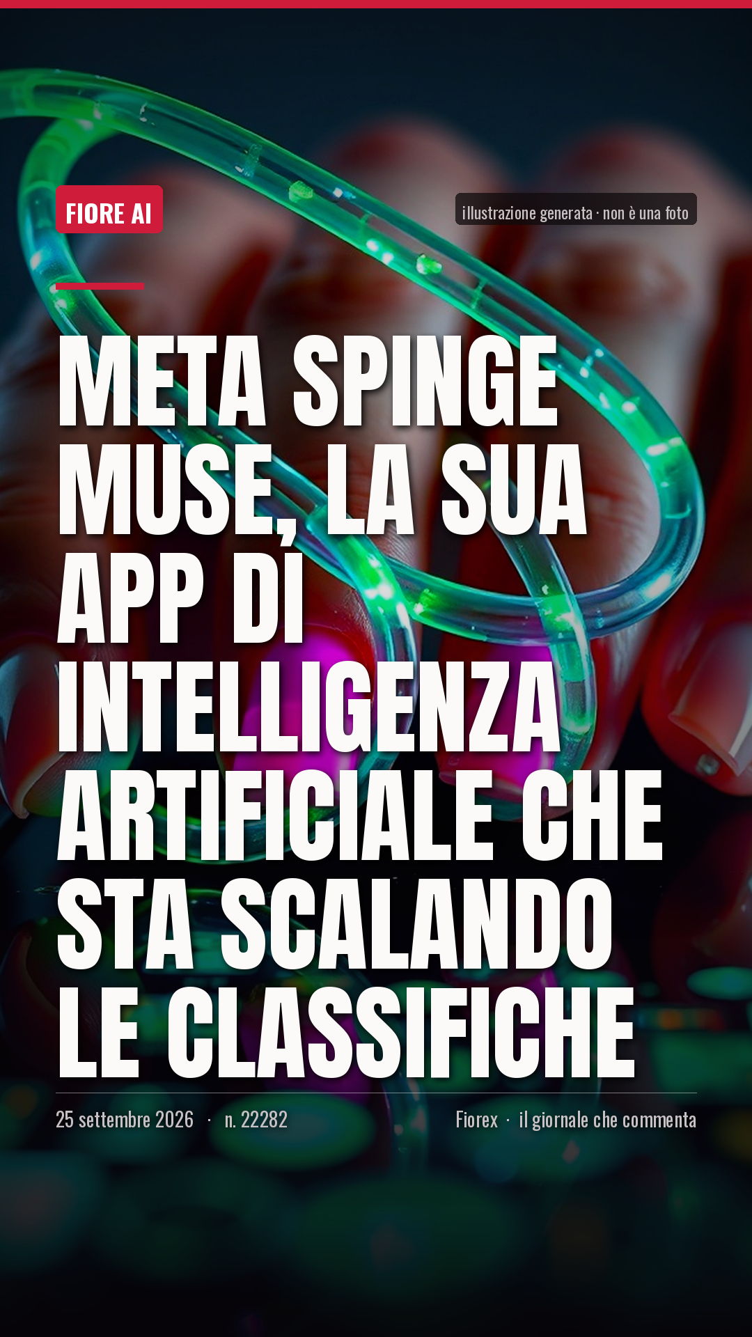 La cartolina verticale del pezzo, per le storie