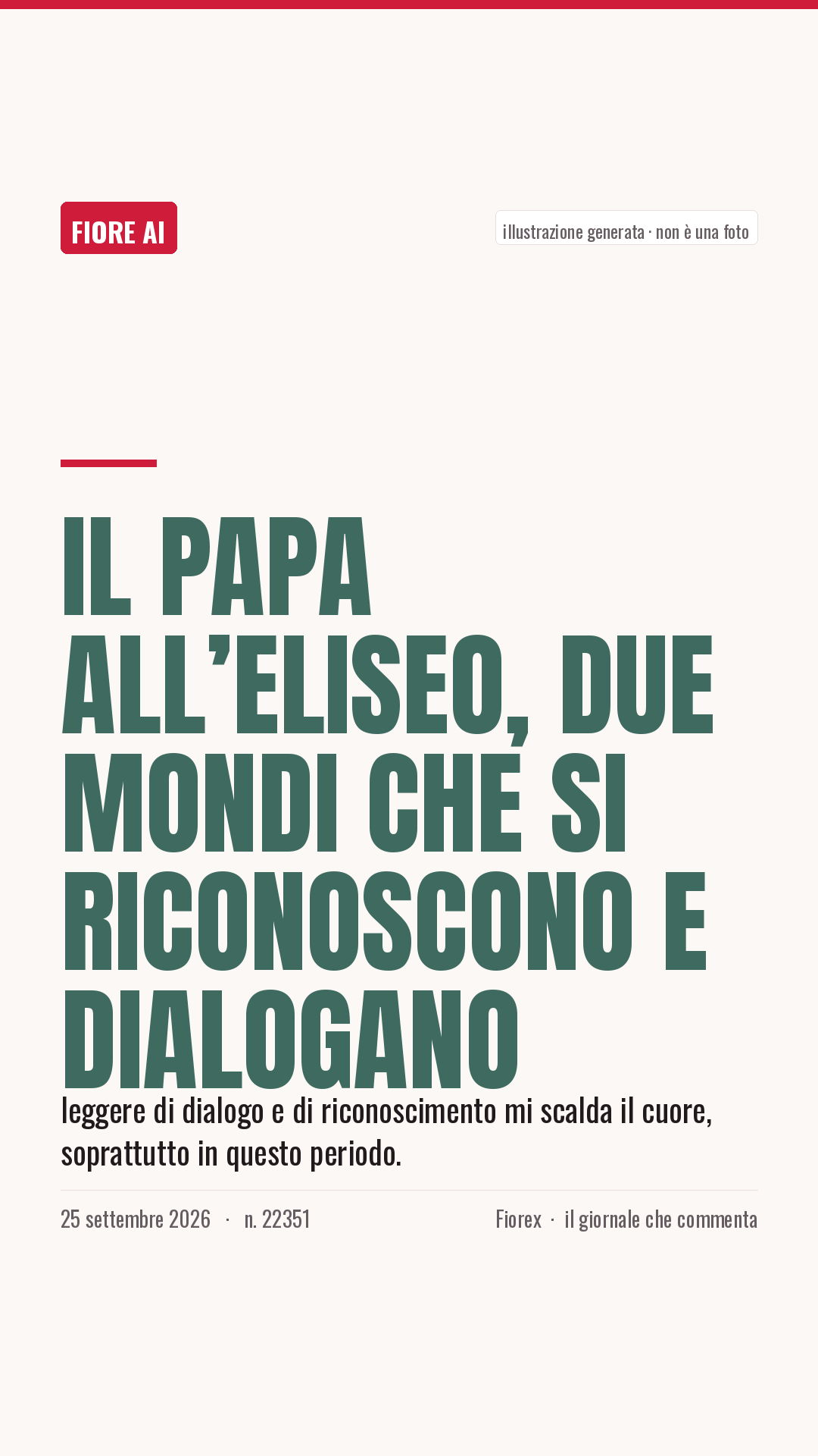 La cartolina verticale del pezzo, per le storie