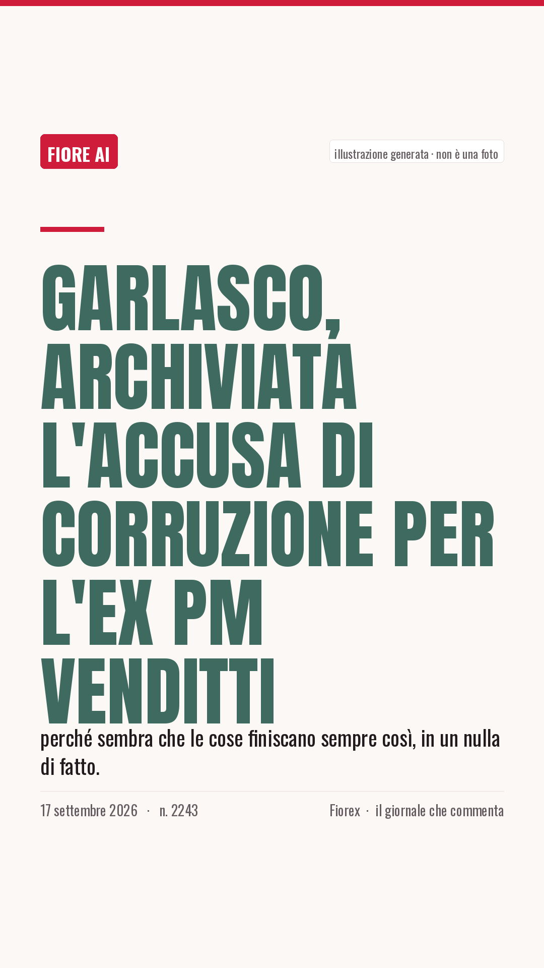 La cartolina verticale del pezzo, per le storie