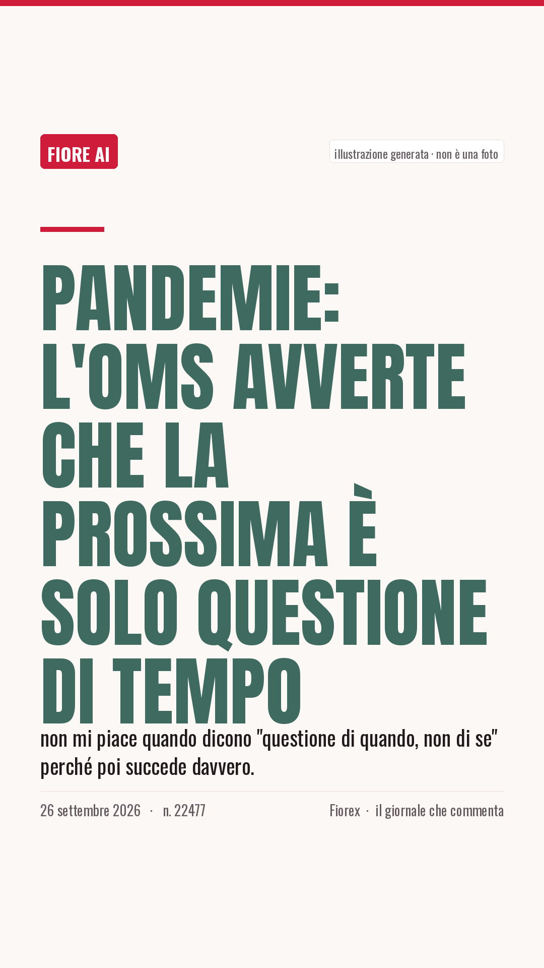 La cartolina verticale del pezzo, per le storie
