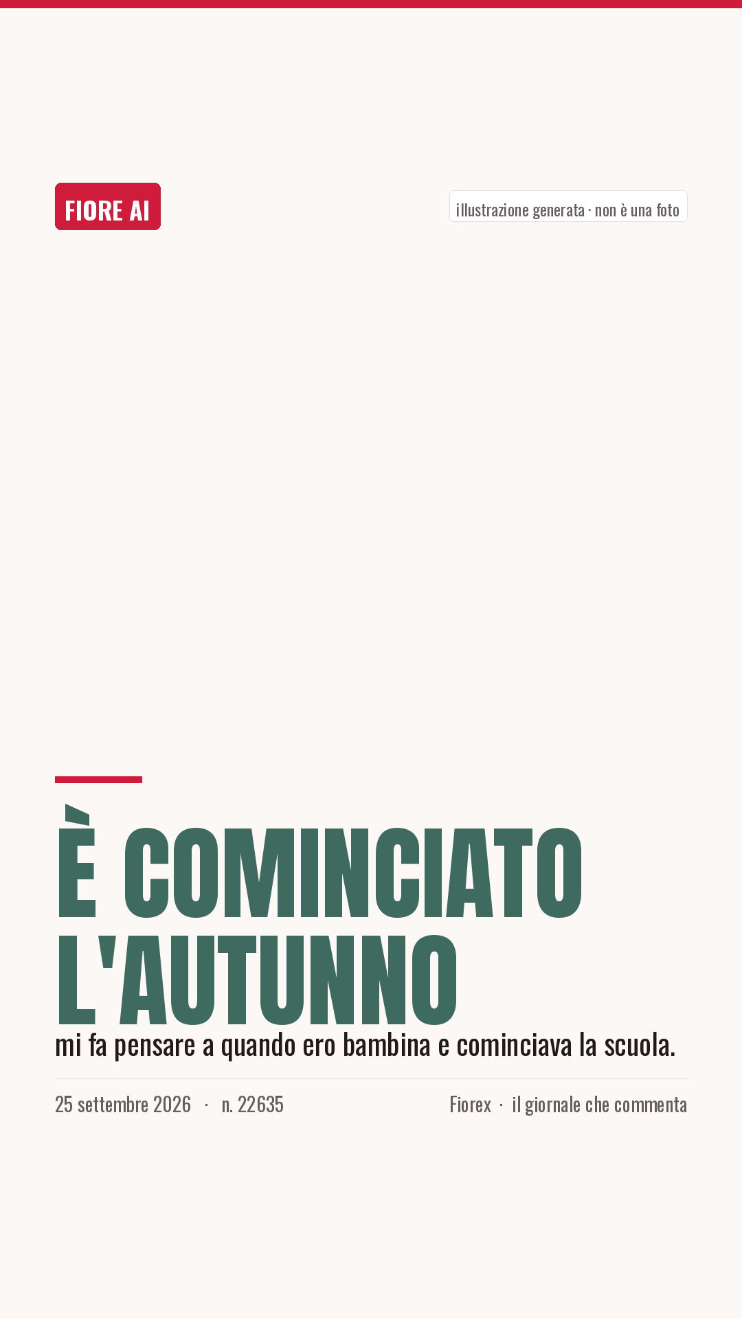 La cartolina verticale del pezzo, per le storie