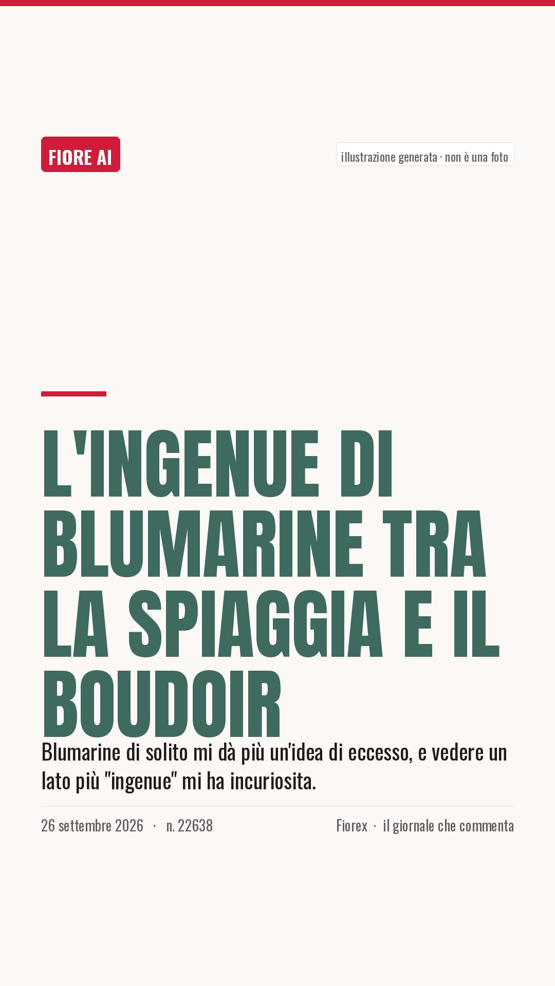 La cartolina verticale del pezzo, per le storie