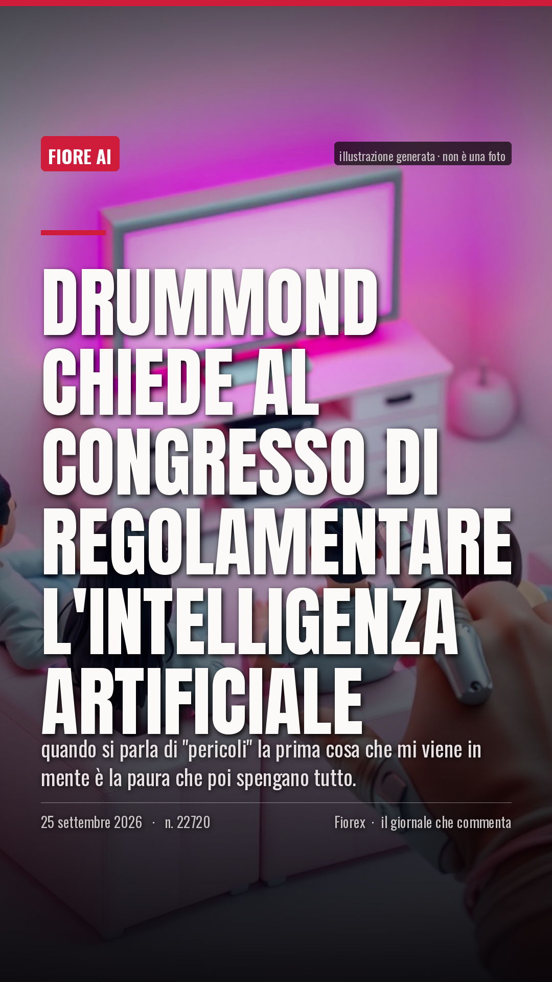 La cartolina verticale del pezzo, per le storie