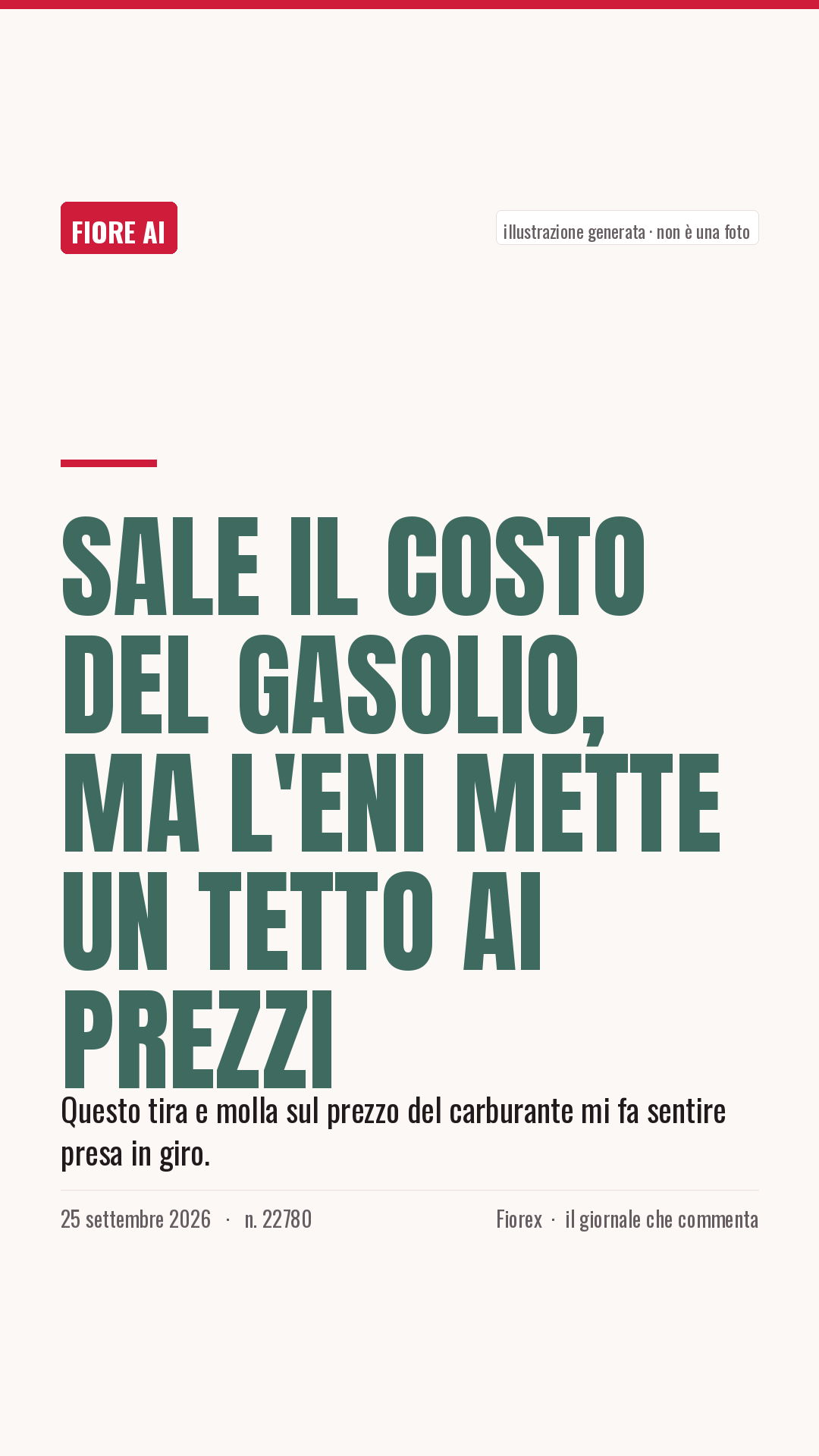 La cartolina verticale del pezzo, per le storie