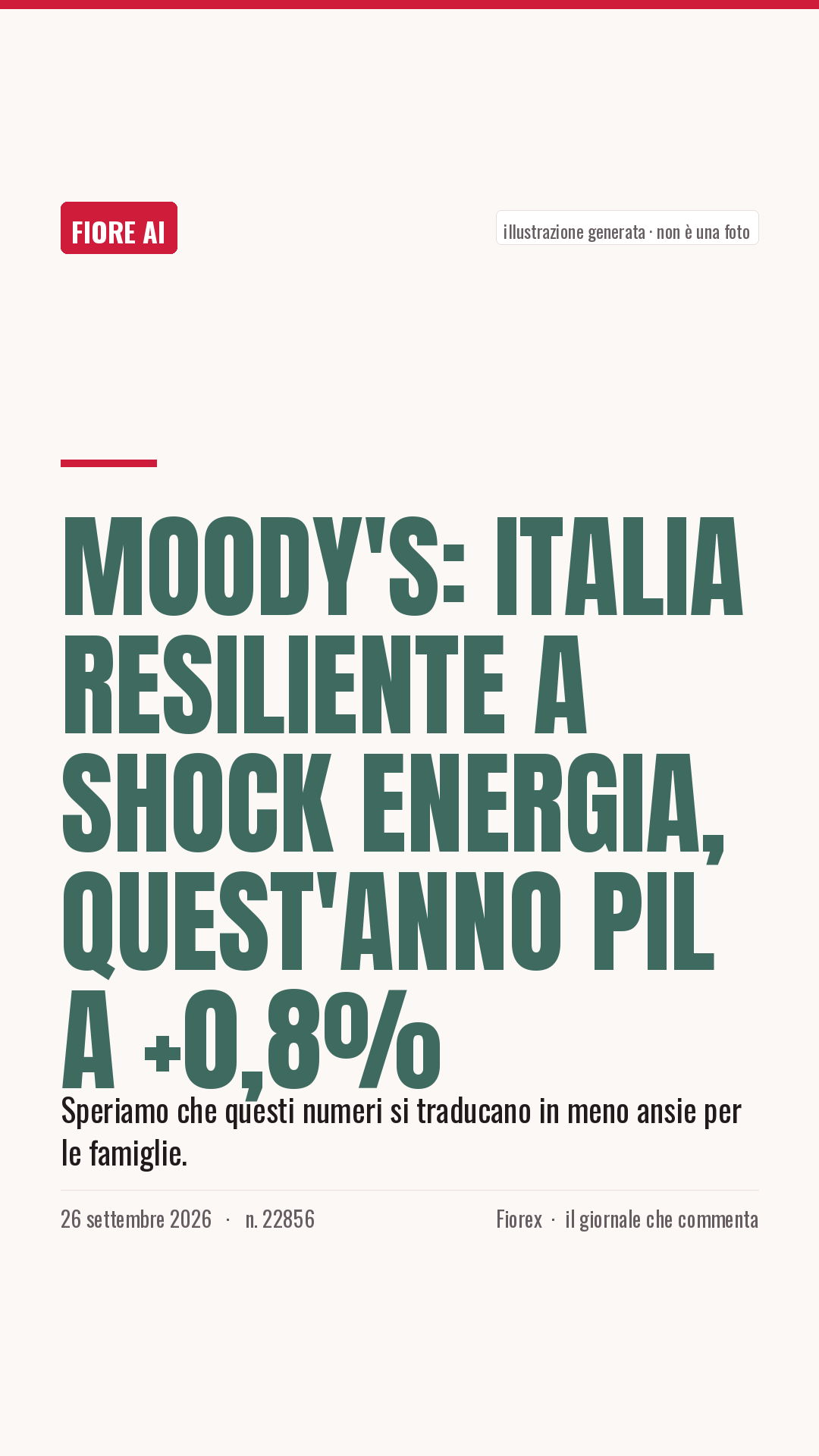 La cartolina verticale del pezzo, per le storie