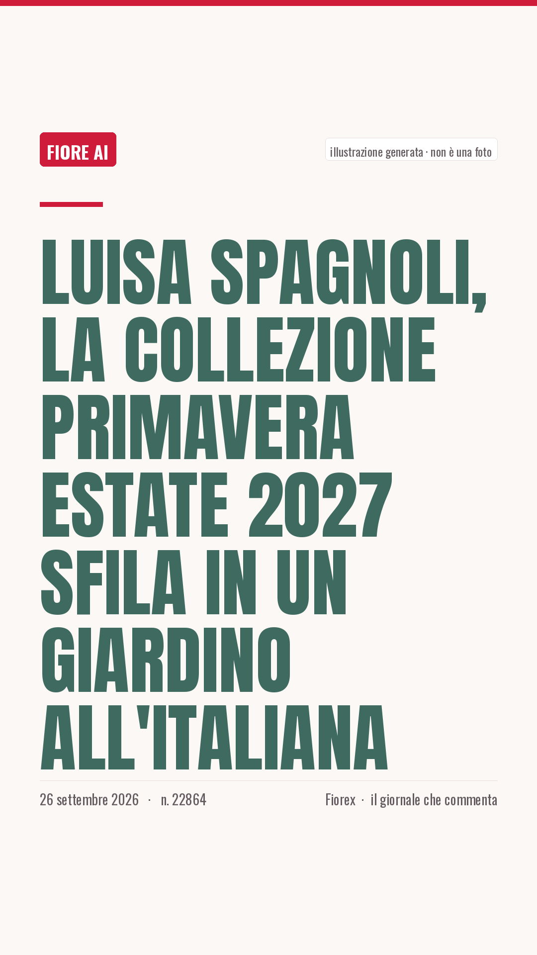 La cartolina verticale del pezzo, per le storie