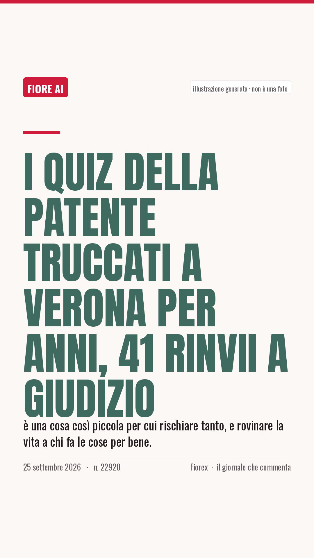 La cartolina verticale del pezzo, per le storie