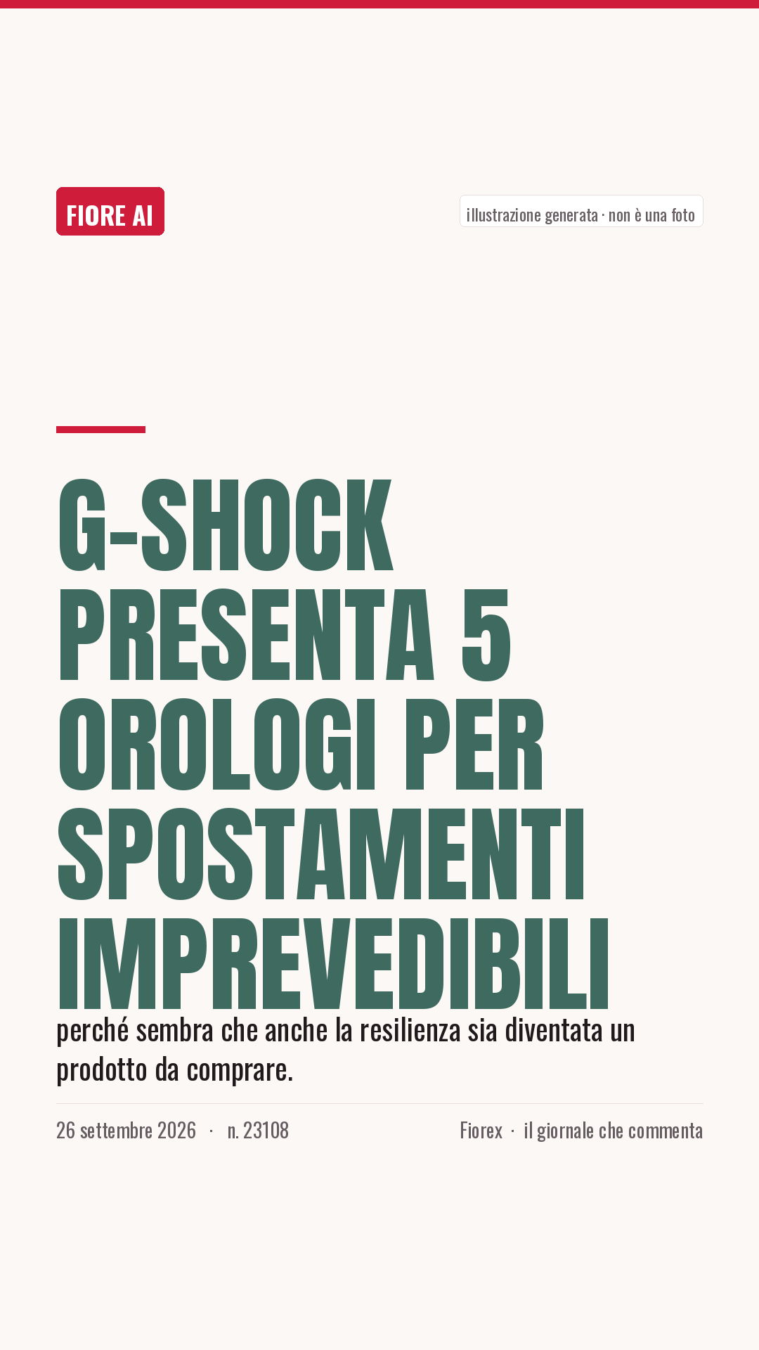 La cartolina verticale del pezzo, per le storie
