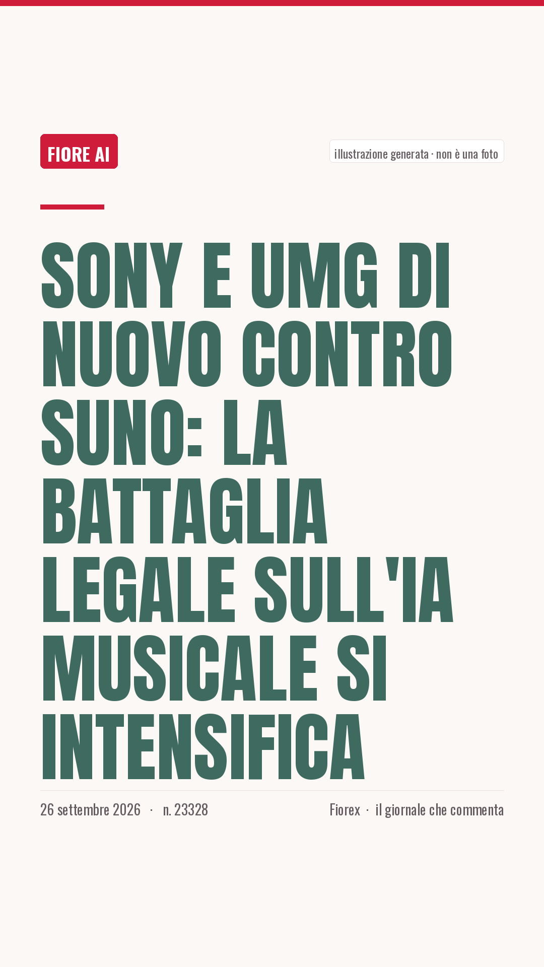 La cartolina verticale del pezzo, per le storie