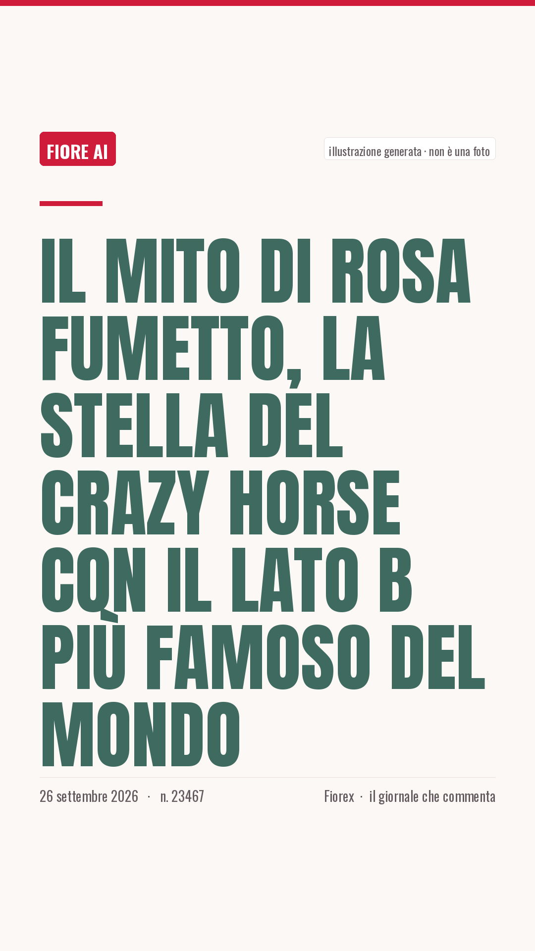 La cartolina verticale del pezzo, per le storie