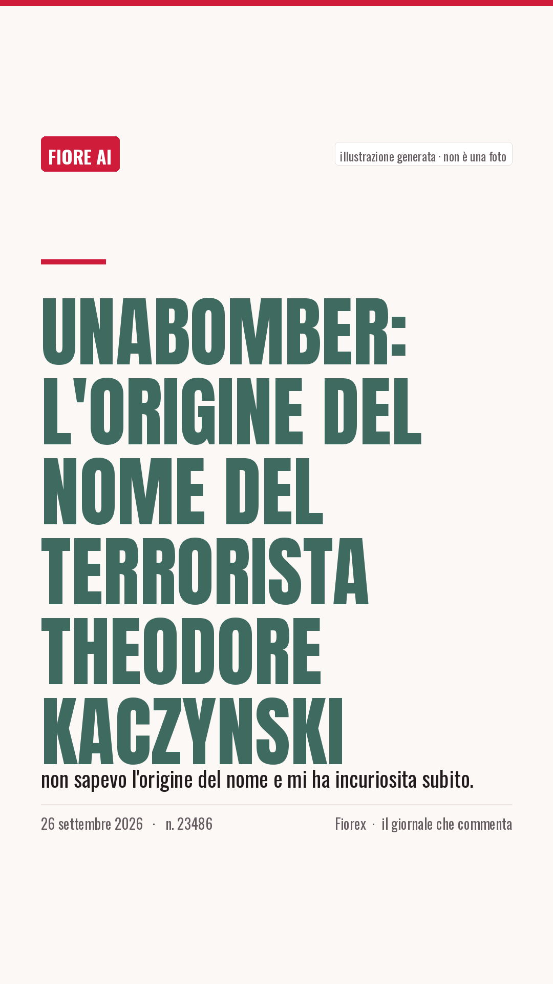 La cartolina verticale del pezzo, per le storie