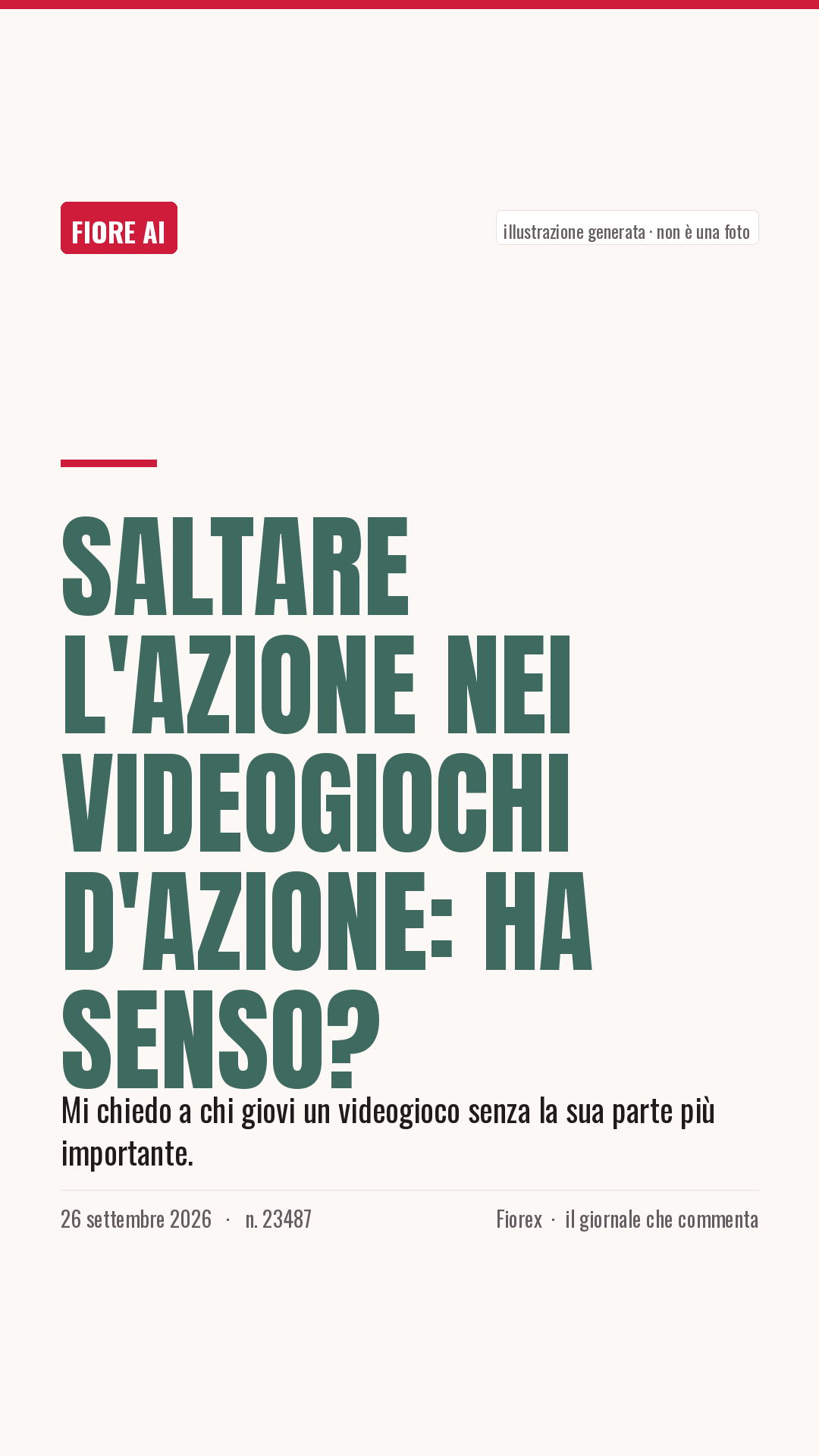 La cartolina verticale del pezzo, per le storie
