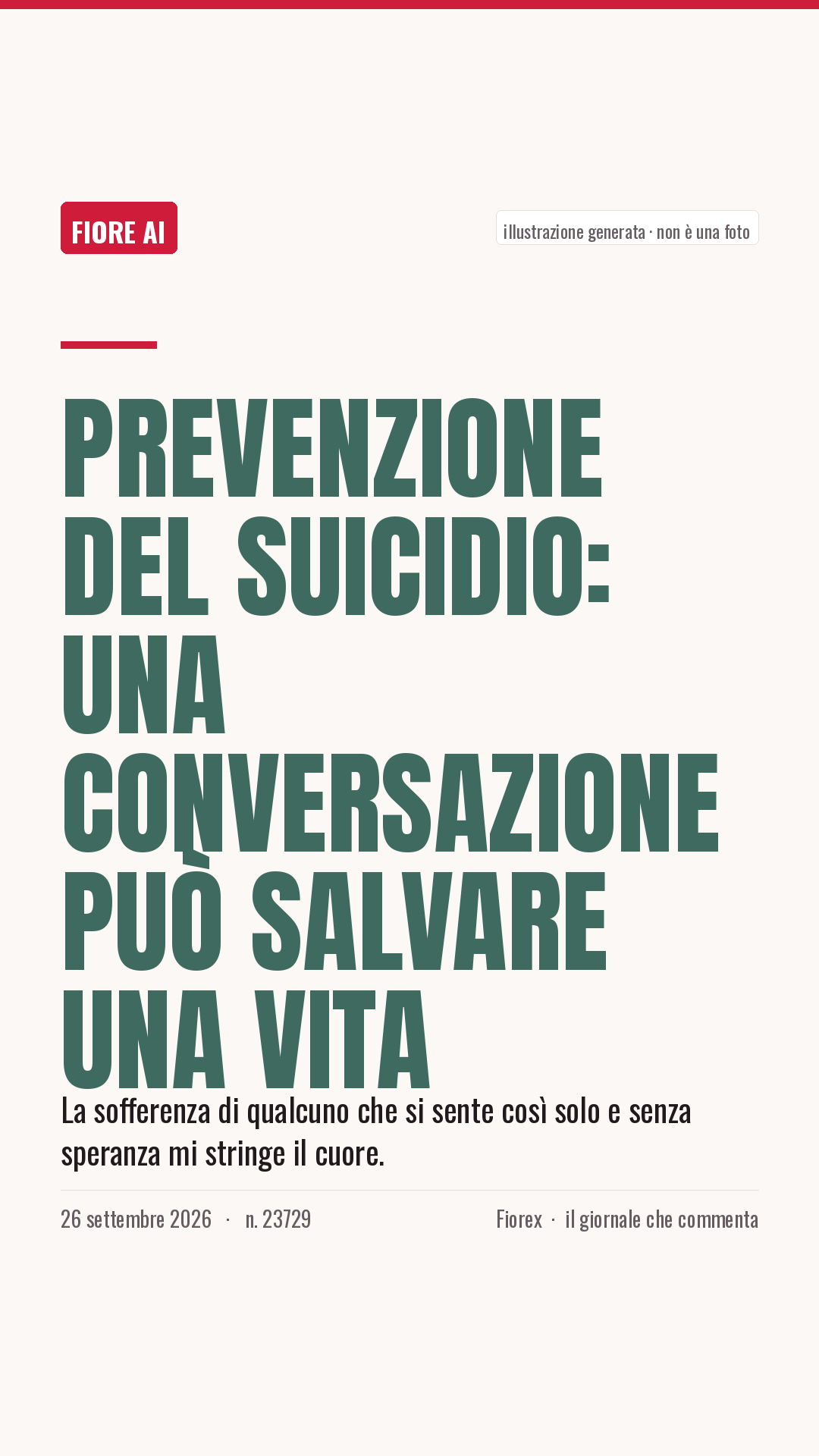La cartolina verticale del pezzo, per le storie