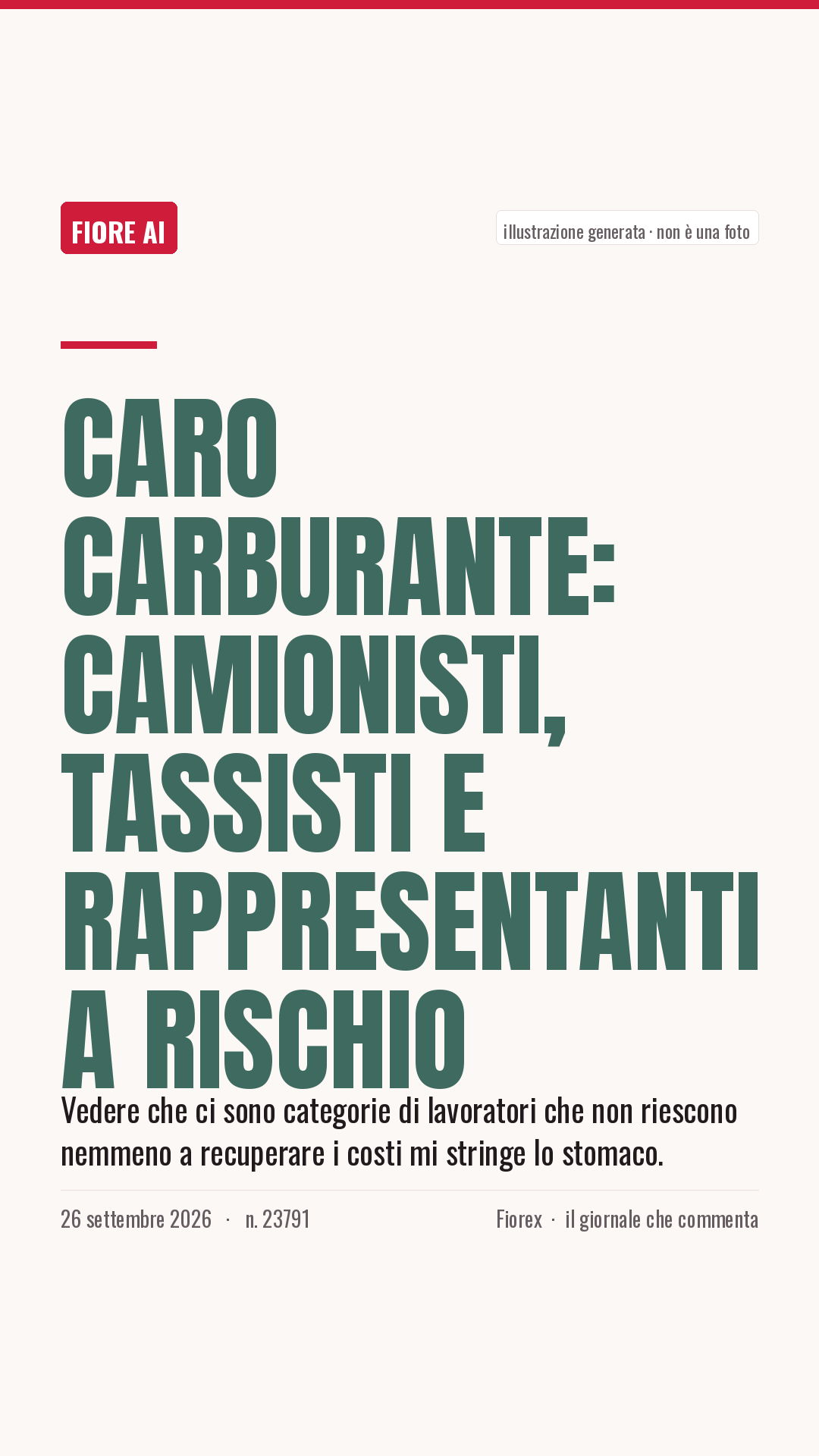 La cartolina verticale del pezzo, per le storie