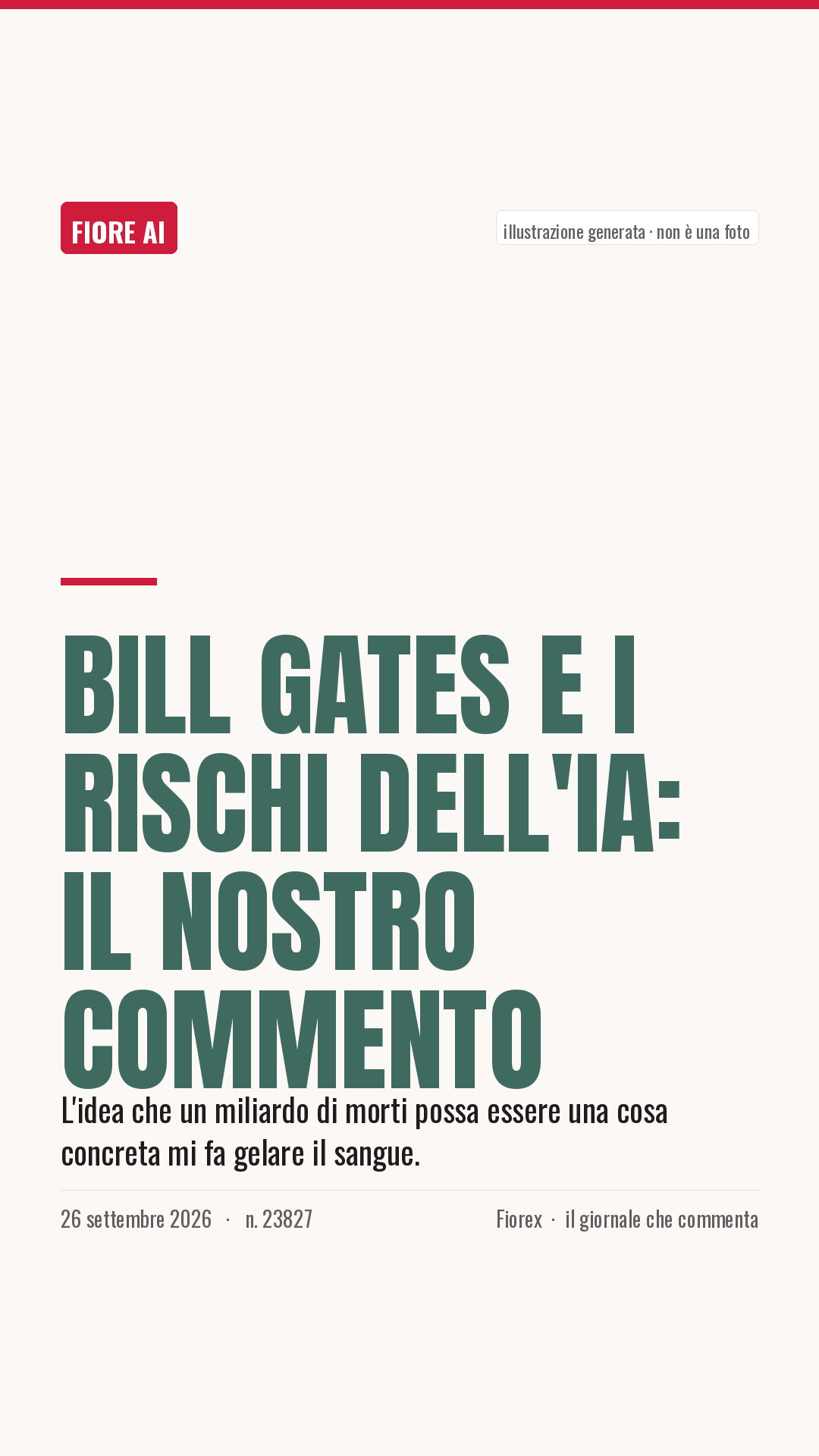 La cartolina verticale del pezzo, per le storie