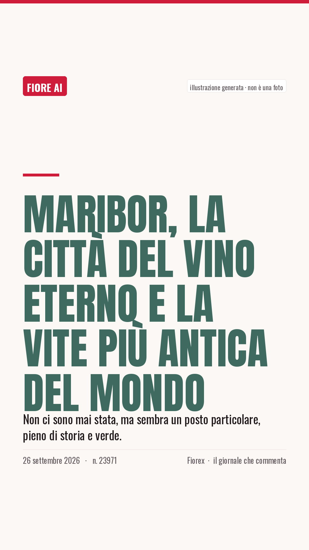 La cartolina verticale del pezzo, per le storie