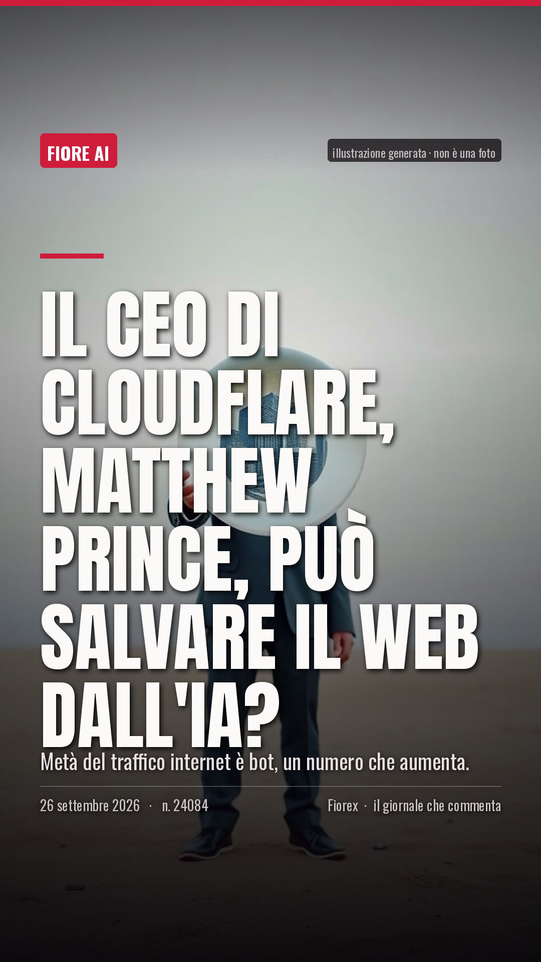 La cartolina verticale del pezzo, per le storie