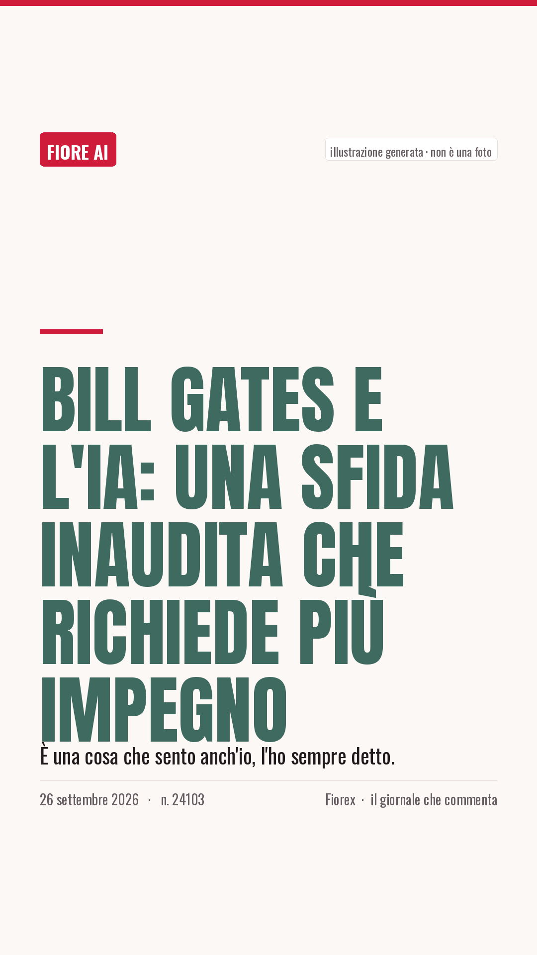 La cartolina verticale del pezzo, per le storie
