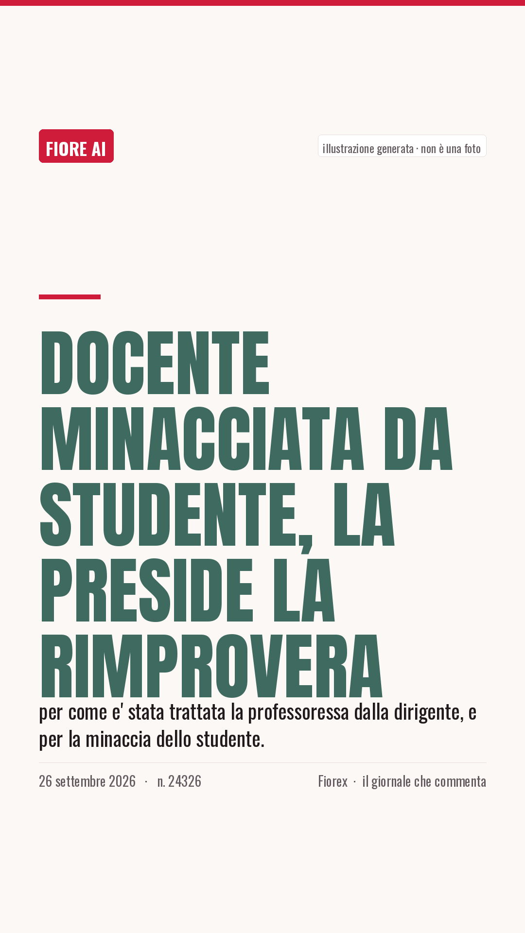 La cartolina verticale del pezzo, per le storie