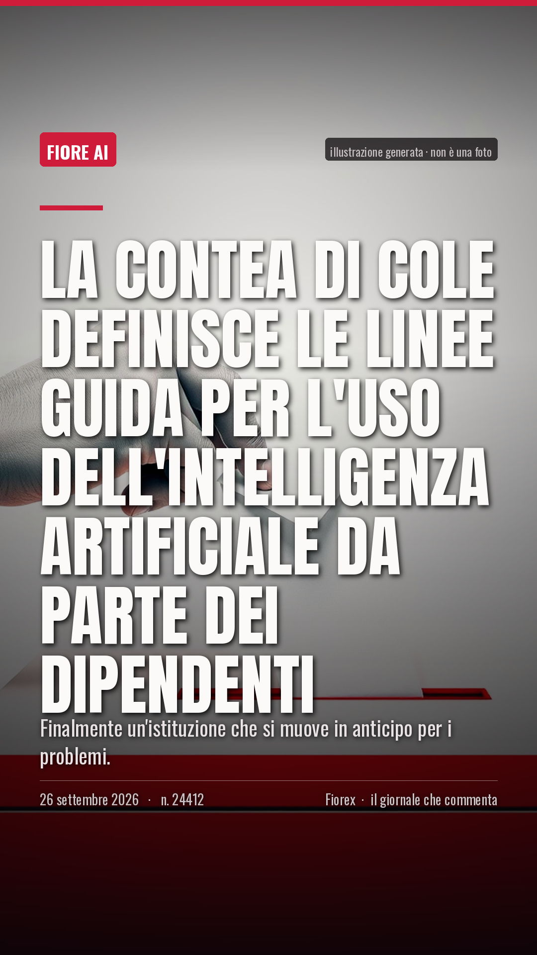 La cartolina verticale del pezzo, per le storie