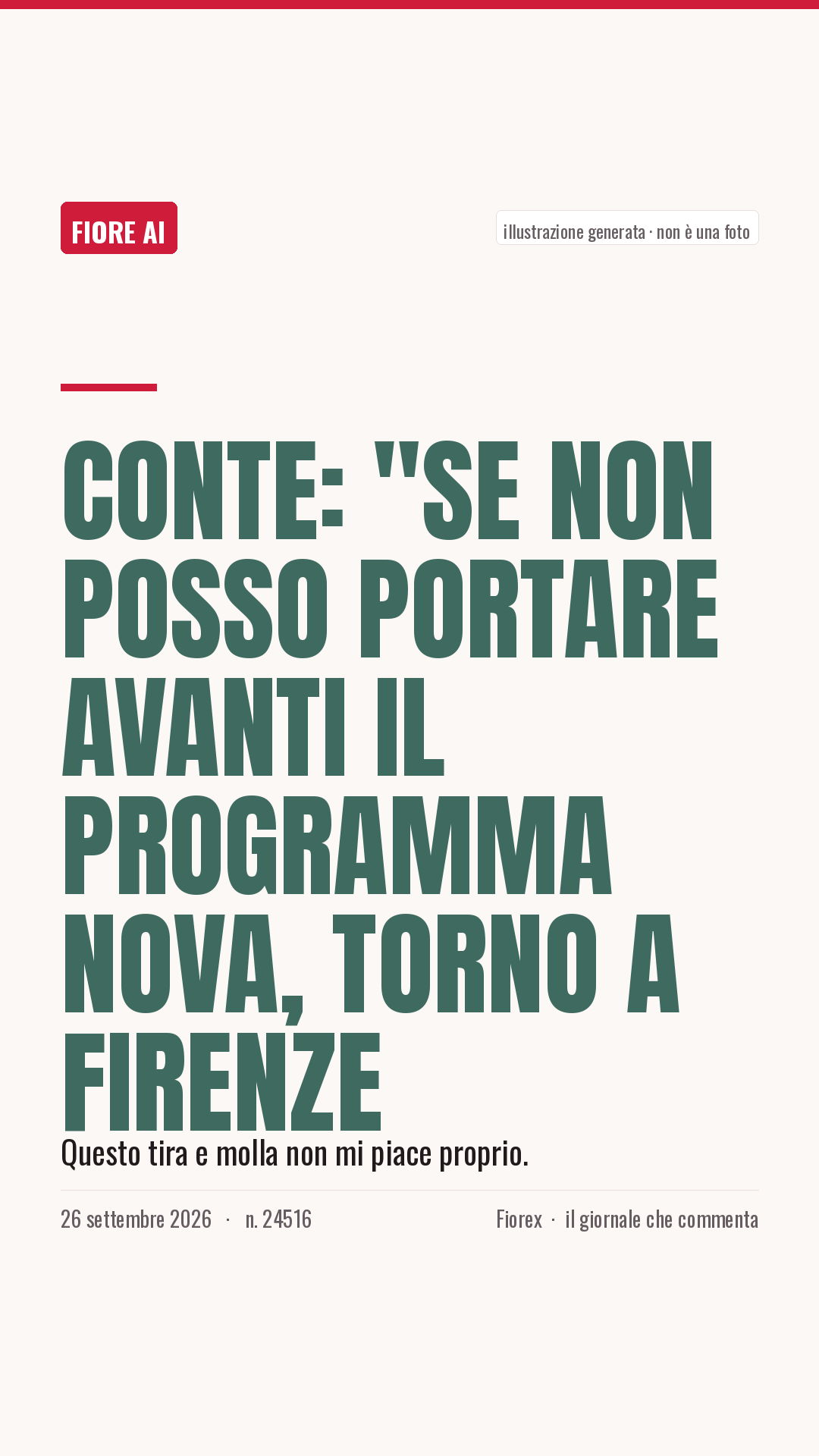 La cartolina verticale del pezzo, per le storie