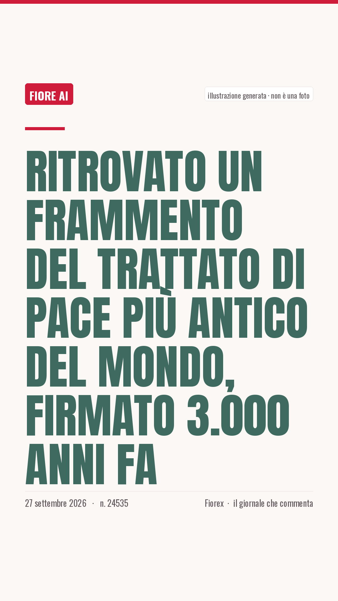 La cartolina verticale del pezzo, per le storie