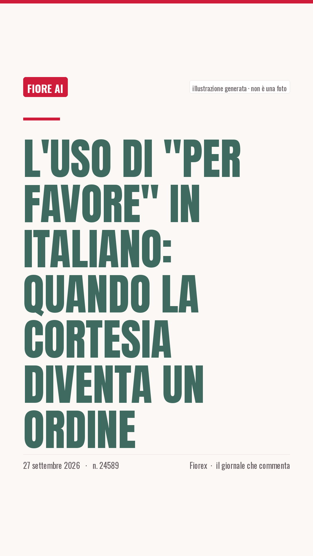 La cartolina verticale del pezzo, per le storie