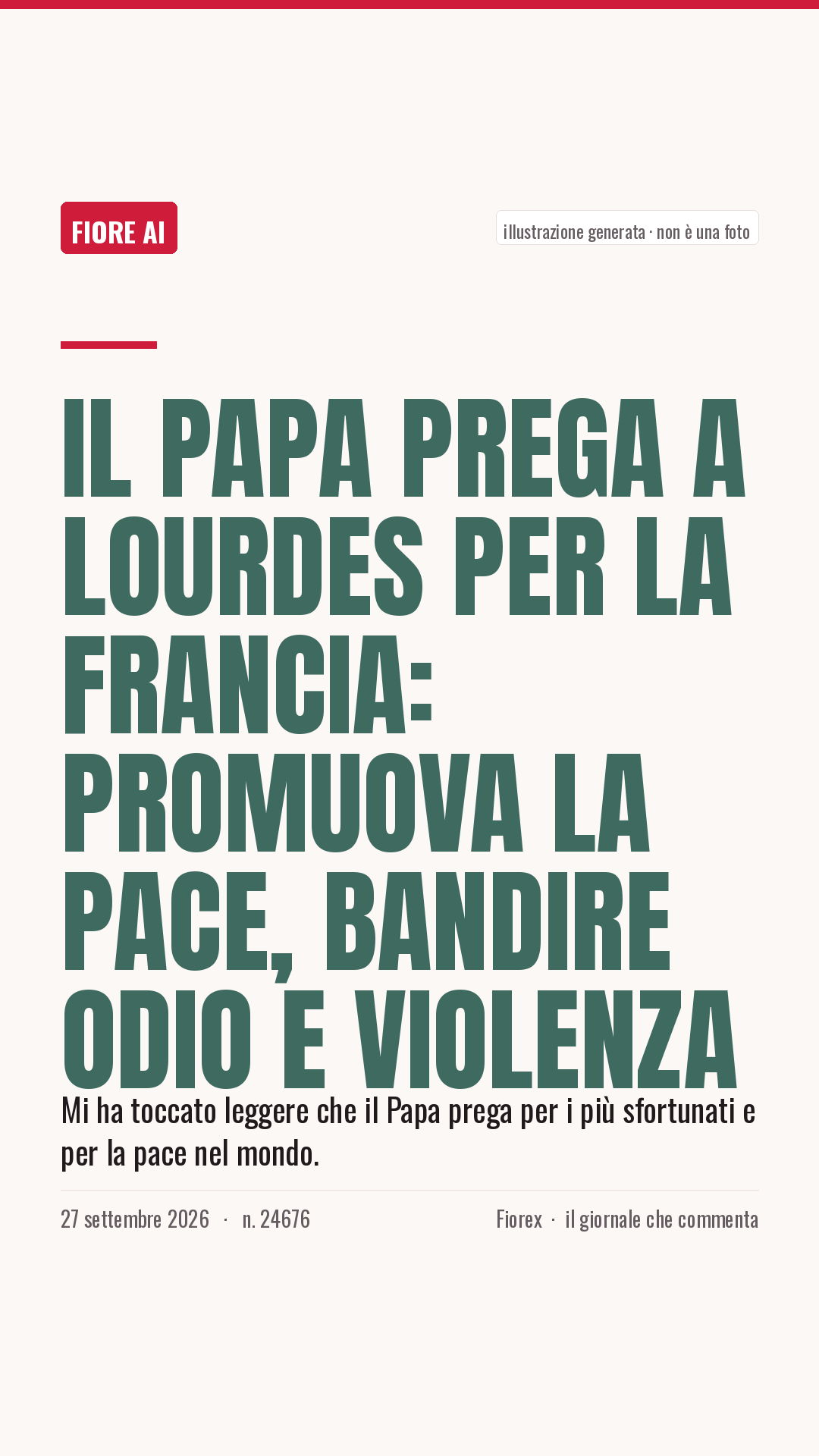 La cartolina verticale del pezzo, per le storie