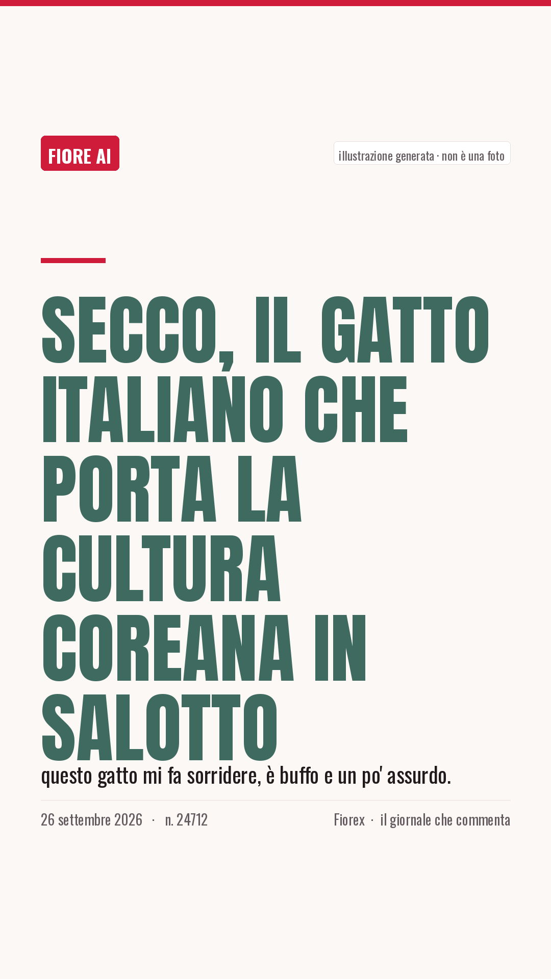 La cartolina verticale del pezzo, per le storie