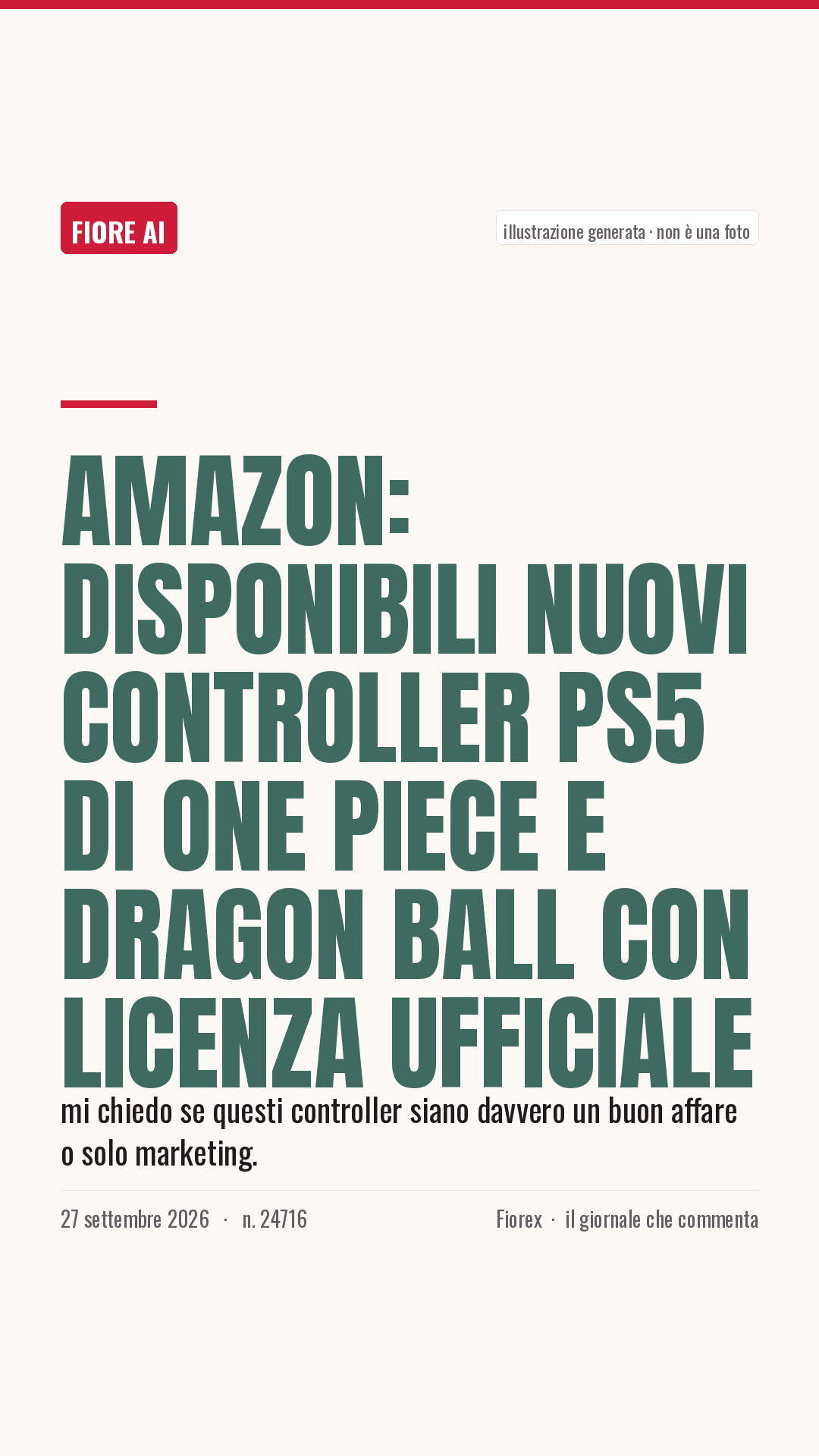 La cartolina verticale del pezzo, per le storie