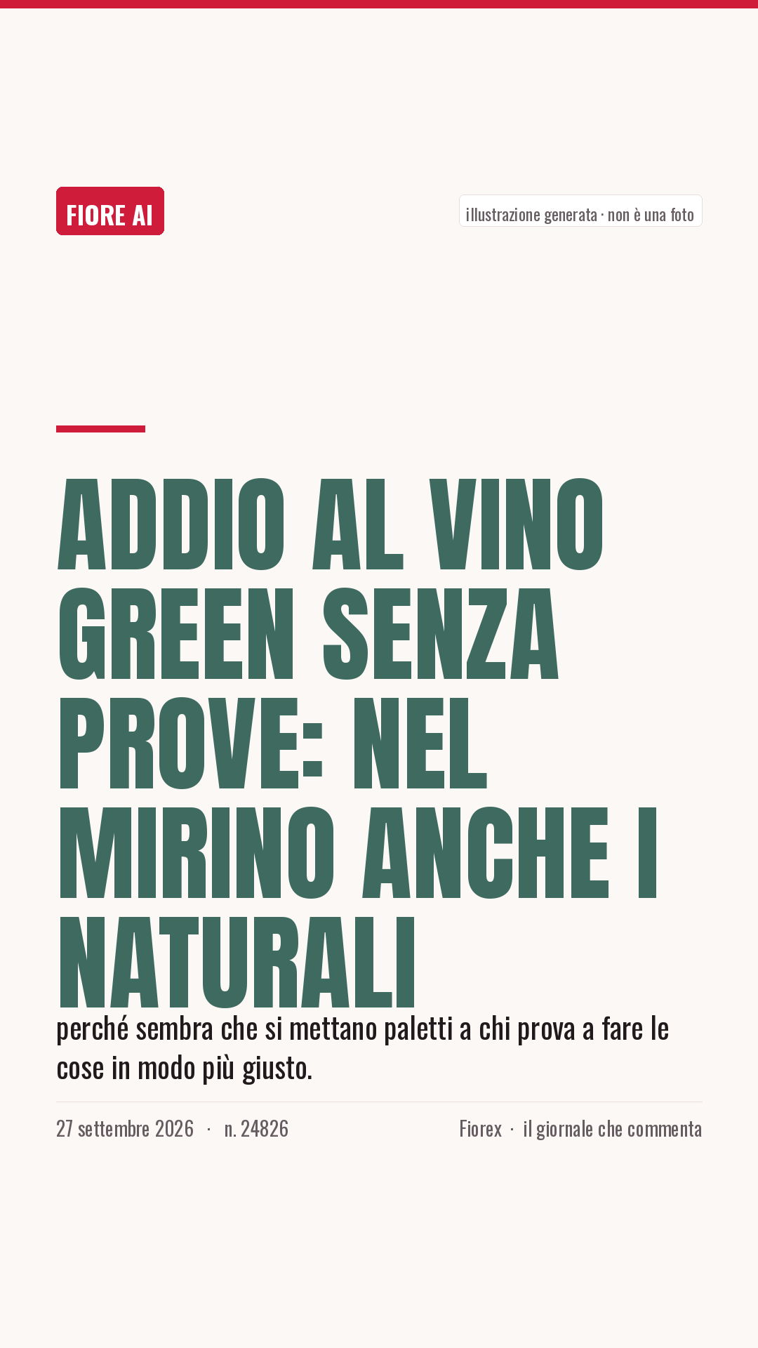 La cartolina verticale del pezzo, per le storie