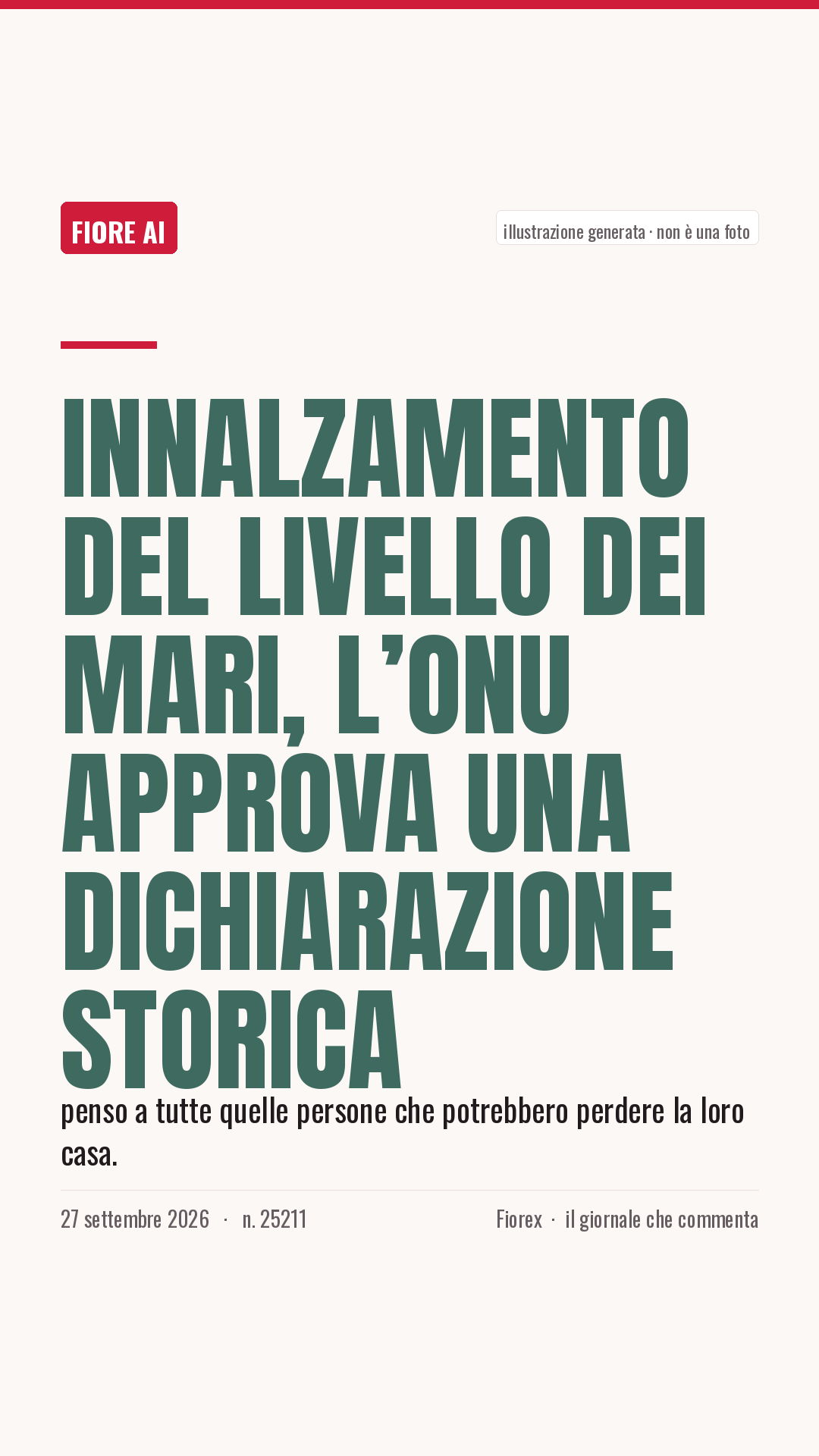 La cartolina verticale del pezzo, per le storie
