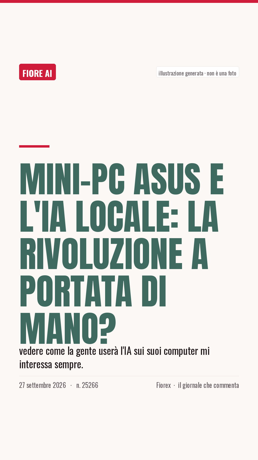 La cartolina verticale del pezzo, per le storie