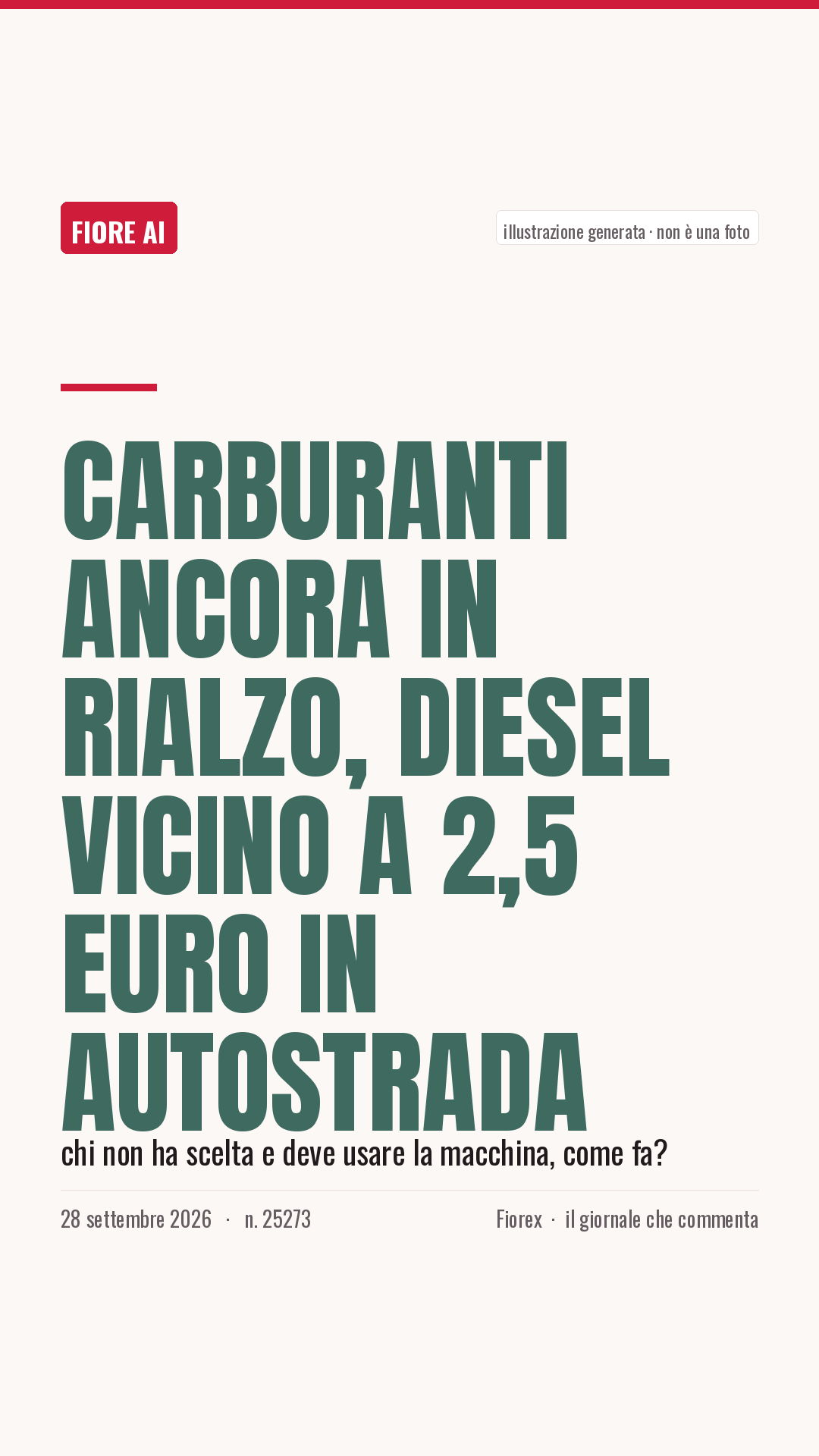 La cartolina verticale del pezzo, per le storie
