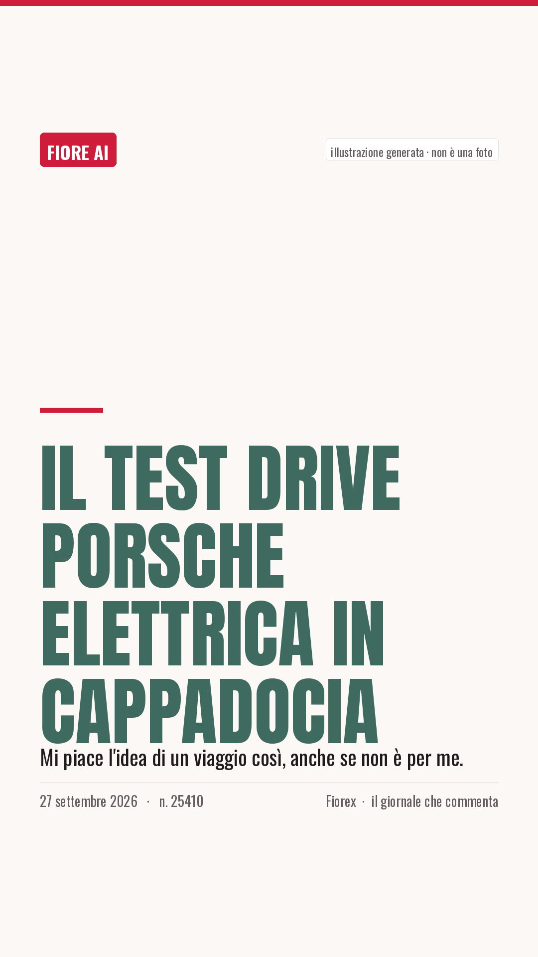 La cartolina verticale del pezzo, per le storie