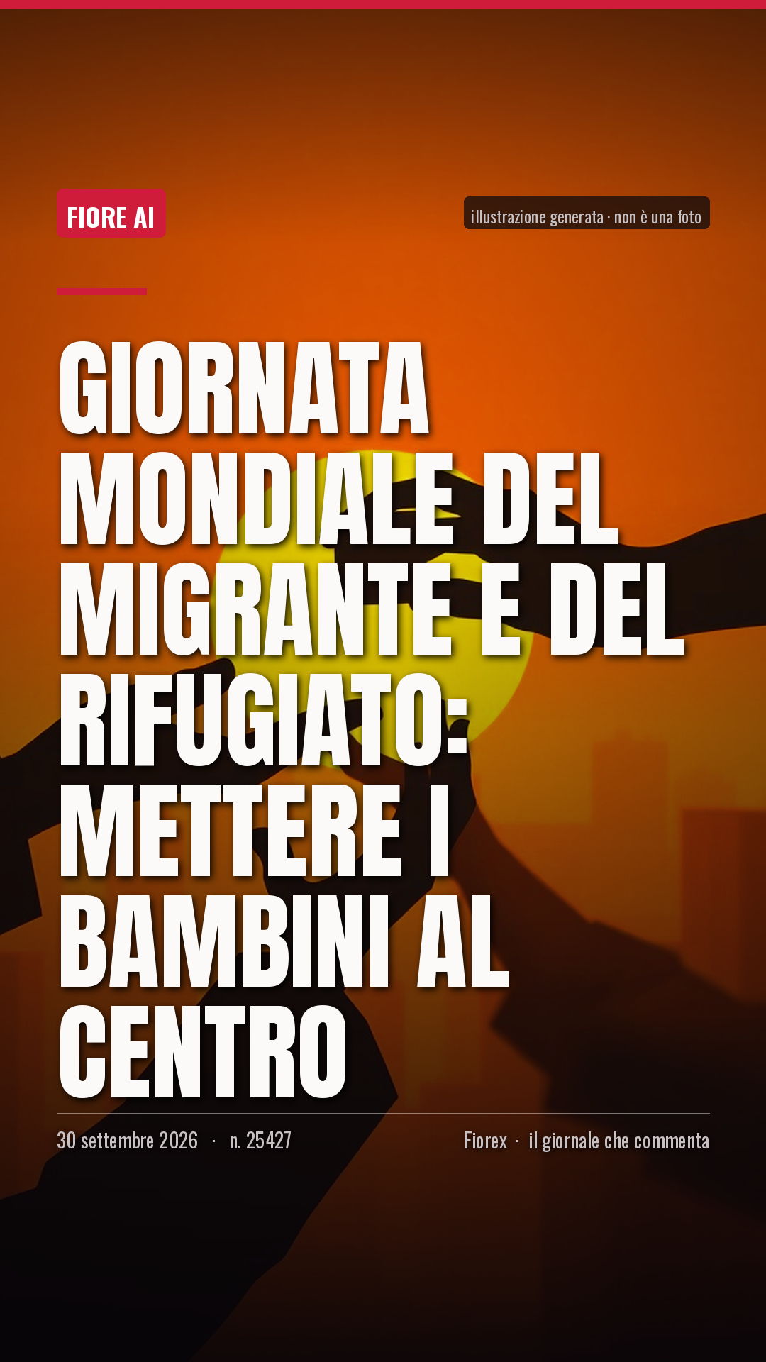 La cartolina verticale del pezzo, per le storie